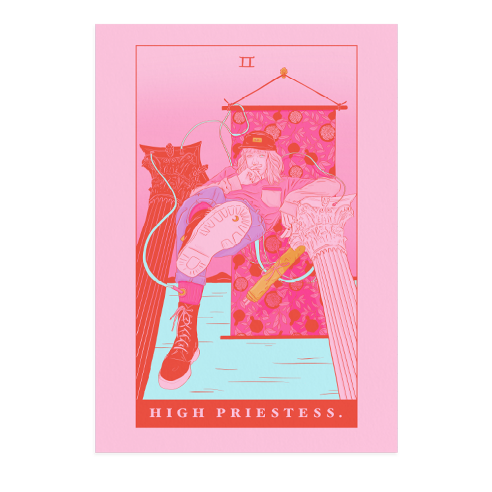 THE PRIESTESS ART PRINT $15