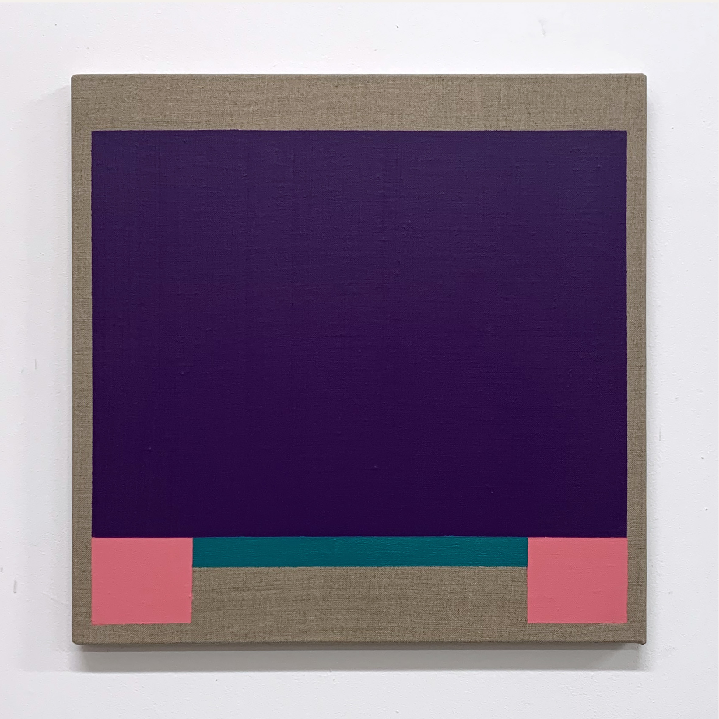 Tegmen LVIII, 40cm x 40cm, acrylic on line, 2022 - £200 (previously £300)