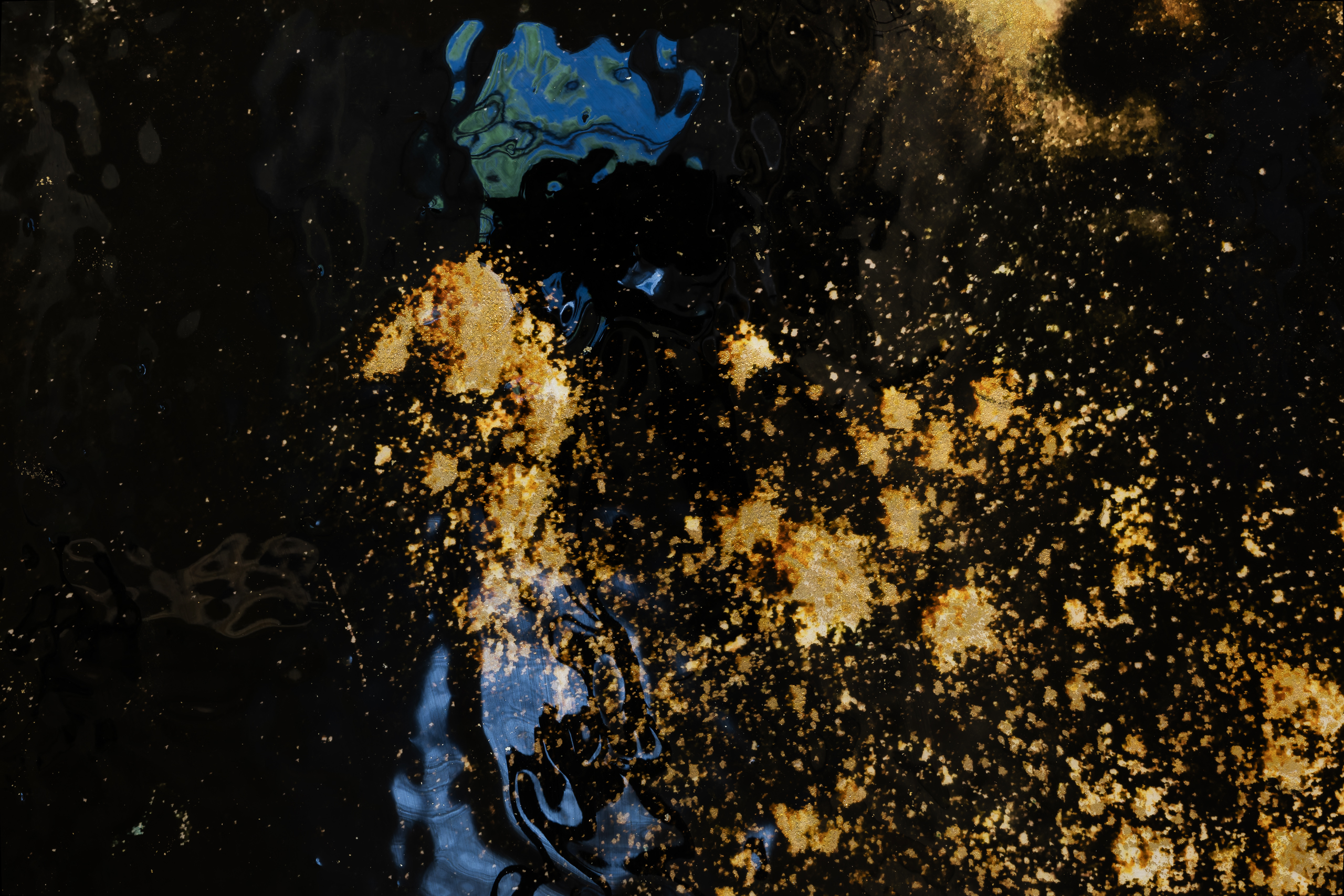 To Swallow a River: Archetype Floating in Gold (Detail no. 2)