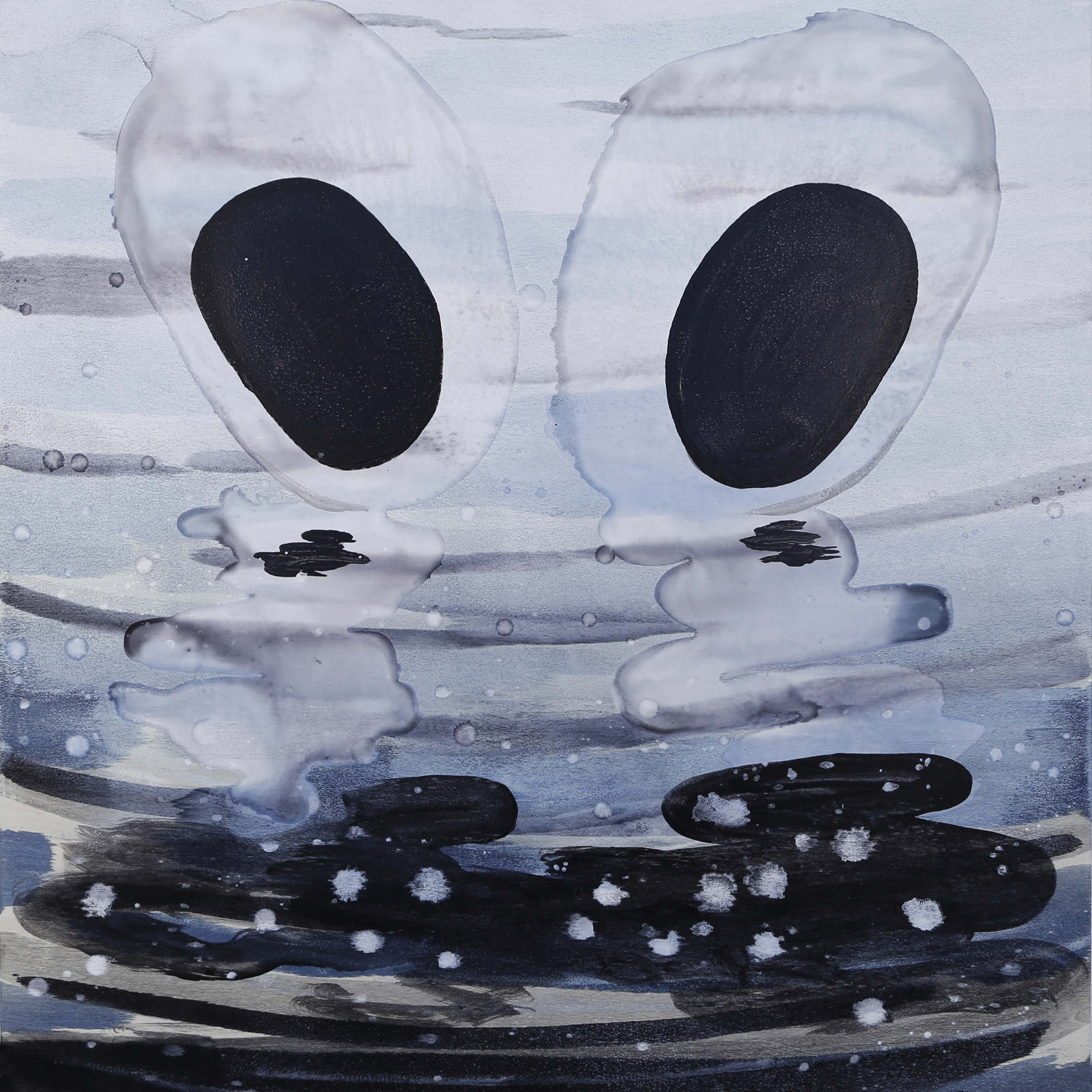 24" x 24" Acrylic & Mixed Media on wood panel