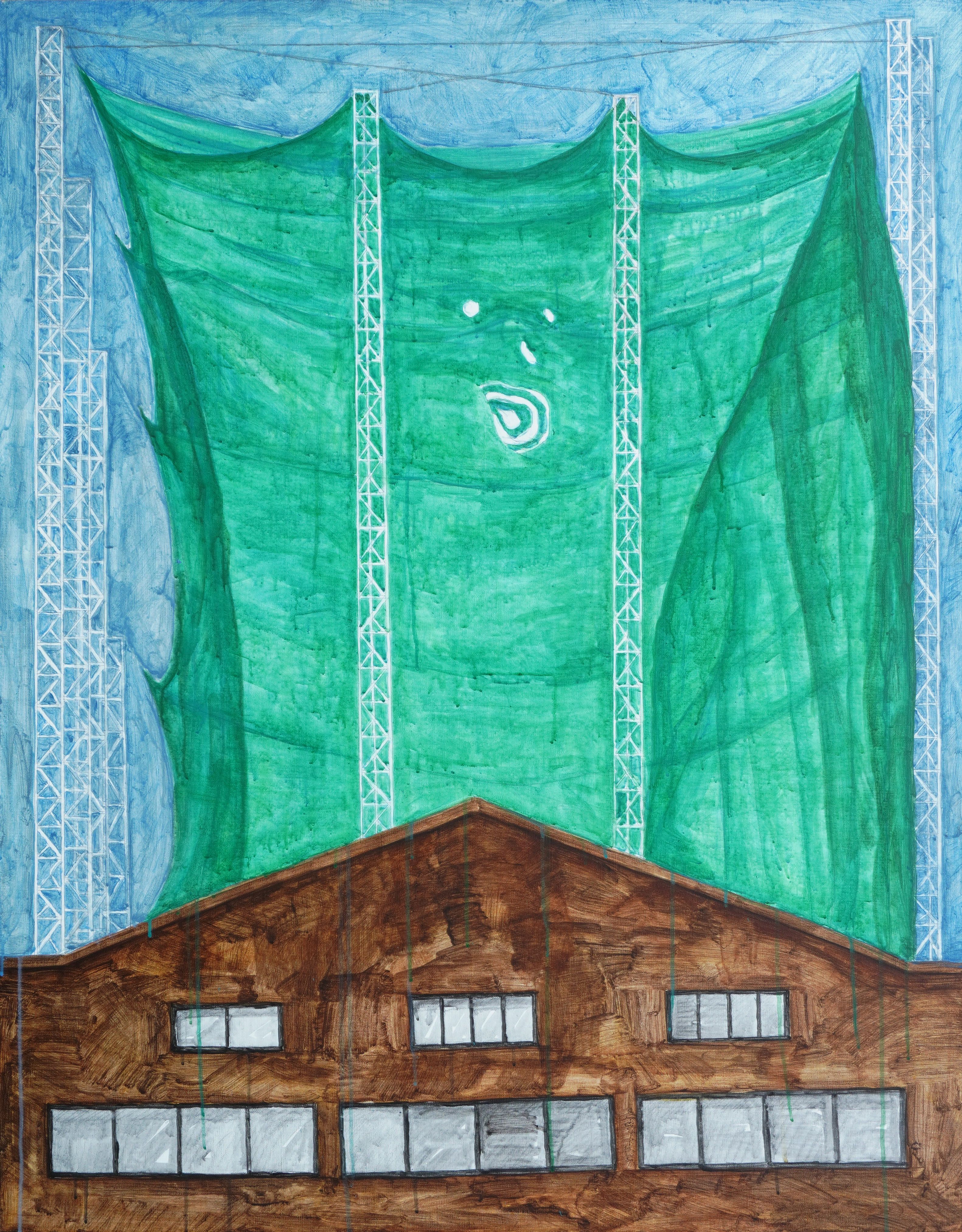 늘푸른 Evergreen_acrylic on canvas_116.8x91cm_2022