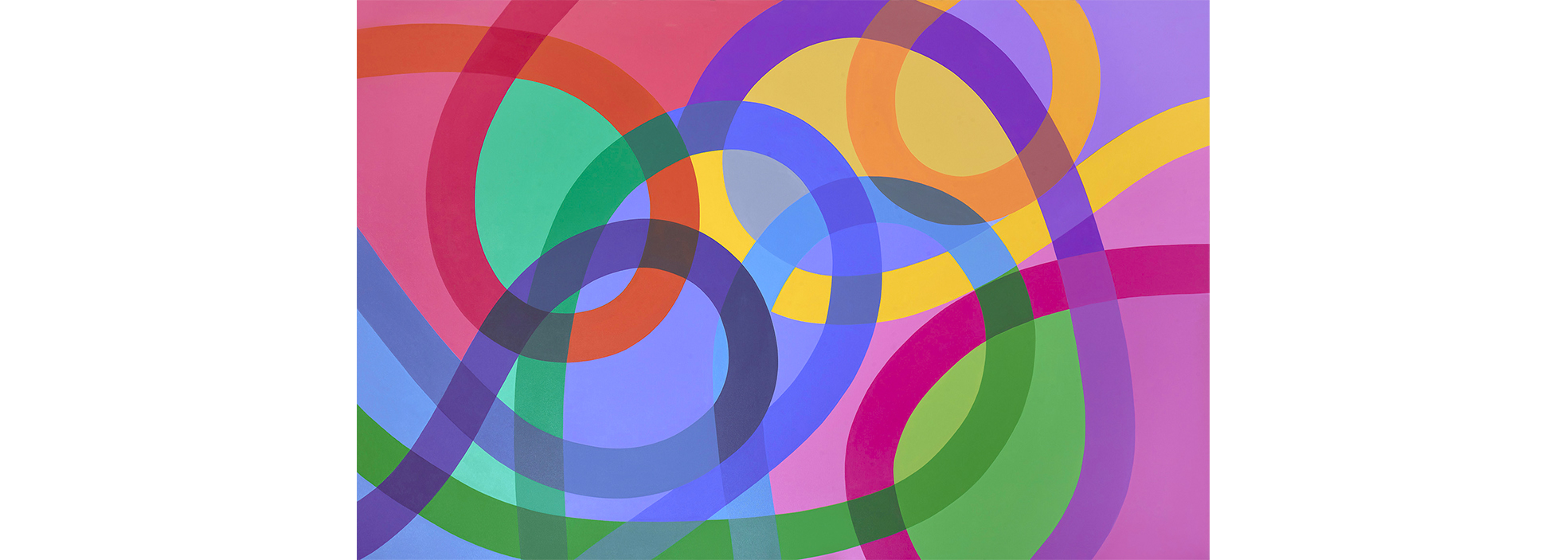 Untitled, 2018. Acrylic on canvas, 190 x 290 cm.