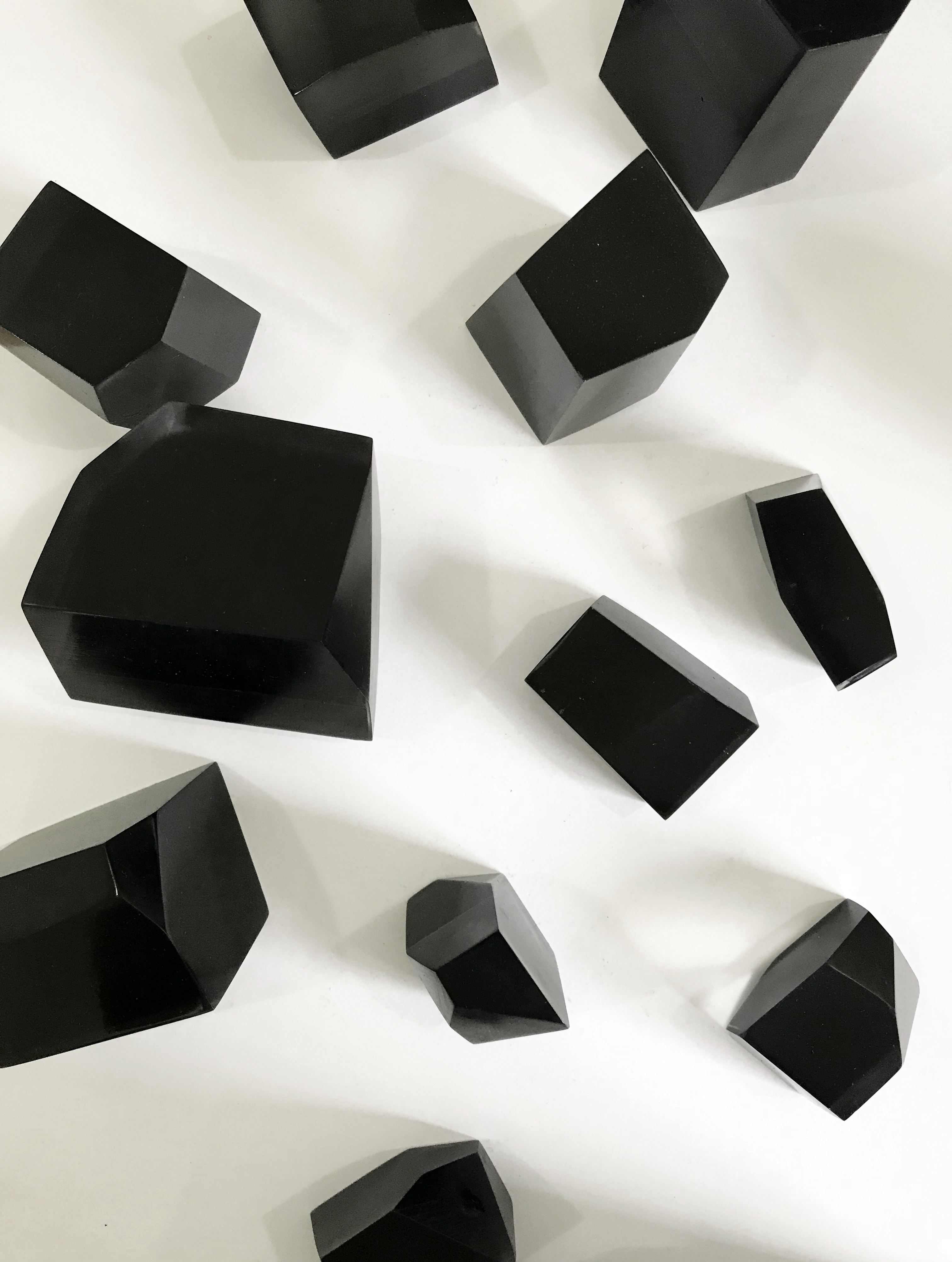 B.a.B.E.L. II (second ed., detail), toner ink and resin, dimensions variable, 2019