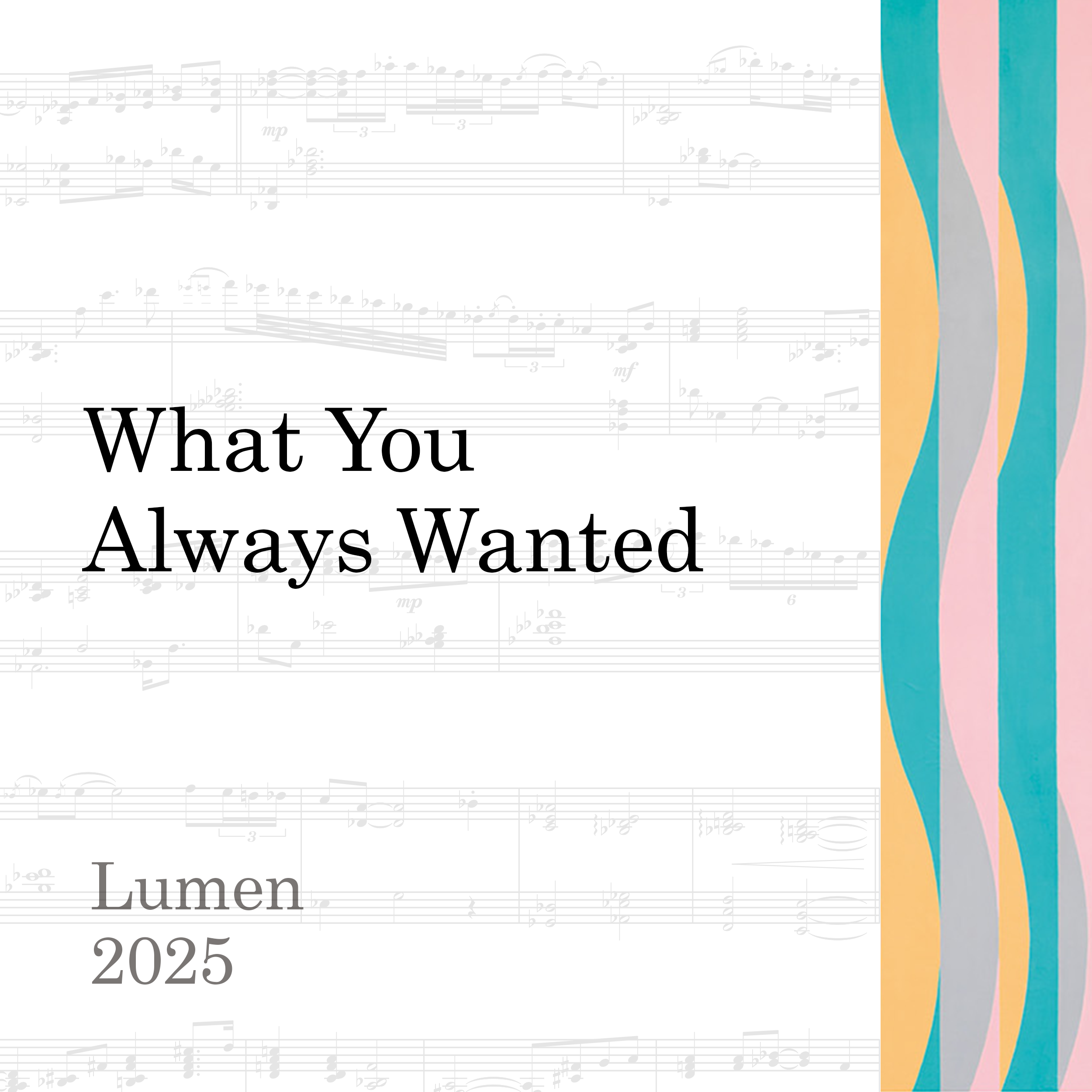 What You Always Wanted(Full Score)PDF Download£16