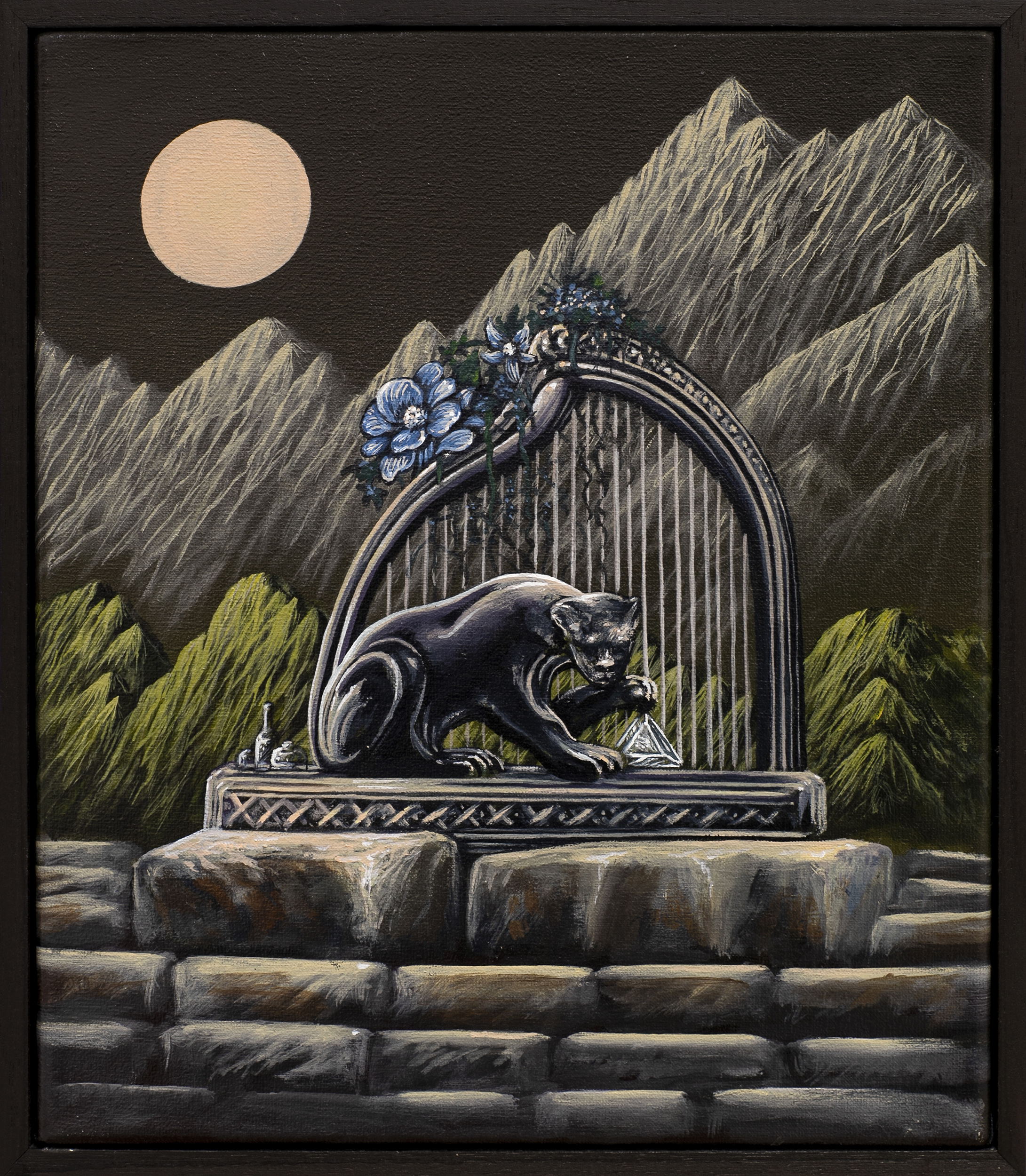 Gótica TropicalAcrílico sobre lienzo34 x 30 cm2024(No disponible)