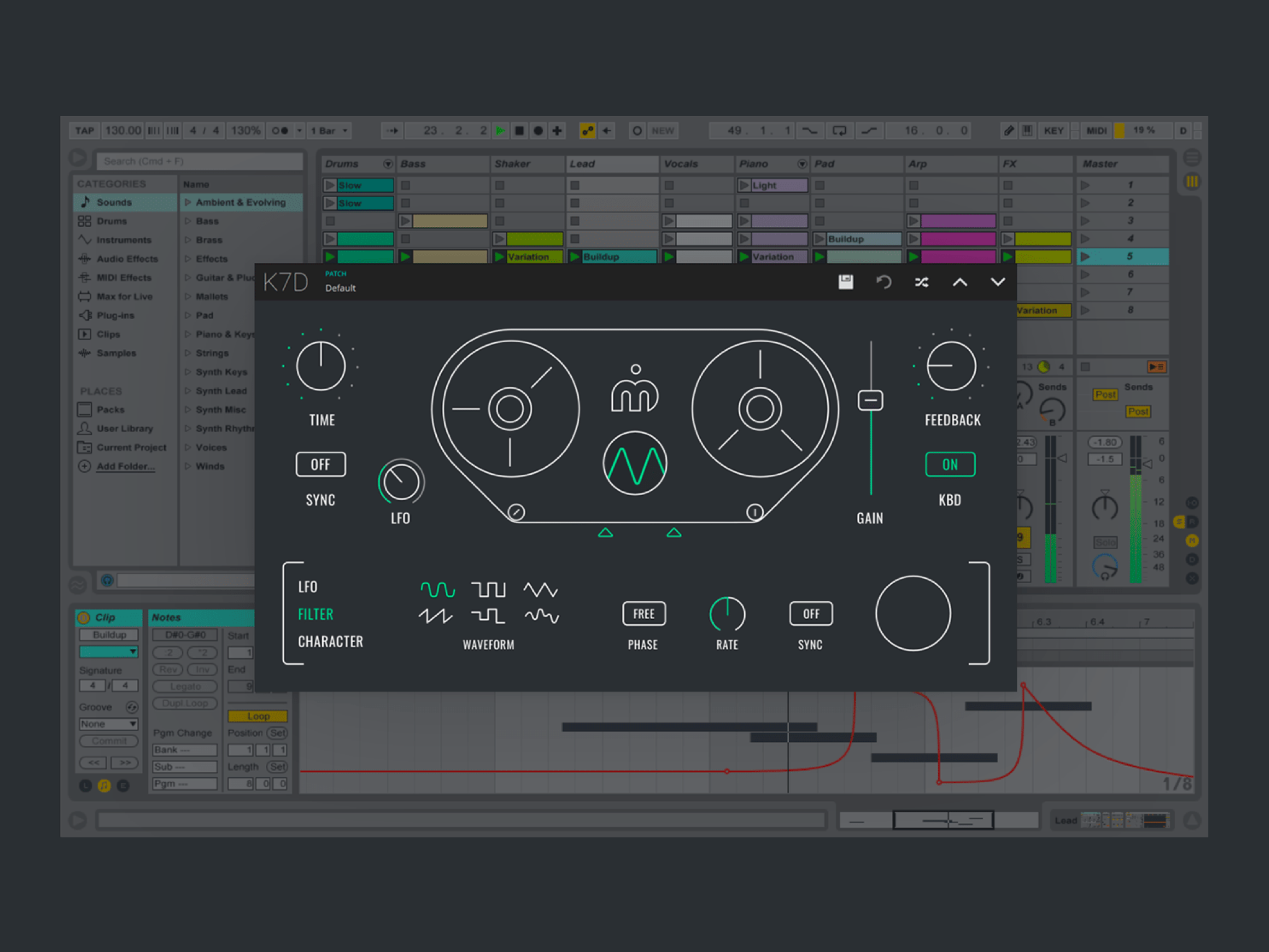 ● K7D - Tape Delay