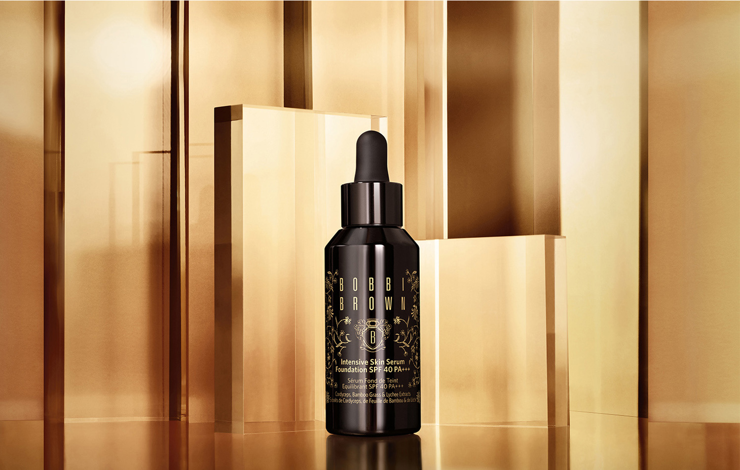 Bobbi Brown Intensive Skin Serum sophisticatedly displayed by Prop Stylist Sara Wacksman