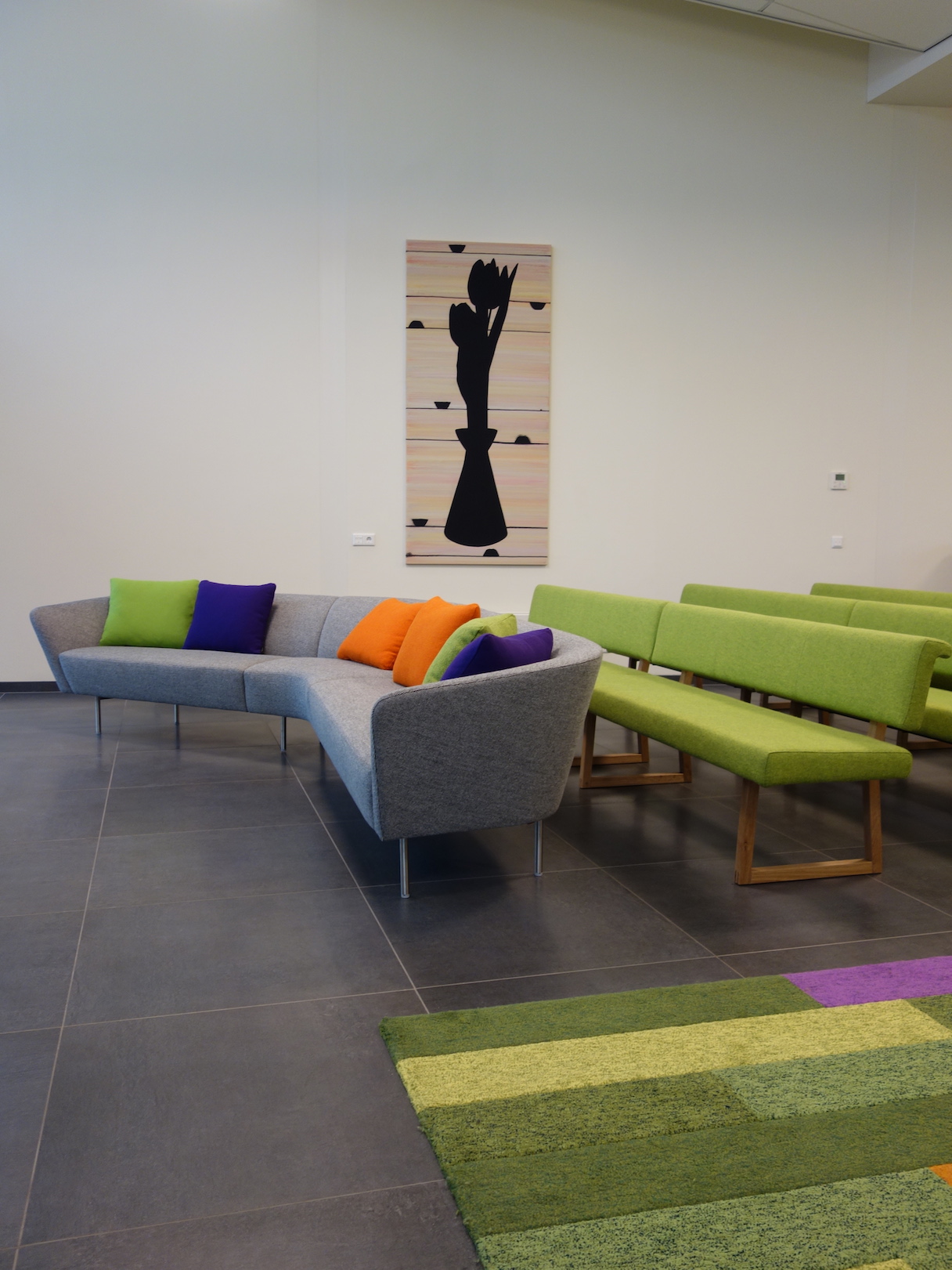 Untitled 2017, acrylic on canvas, 220 x 100 cm