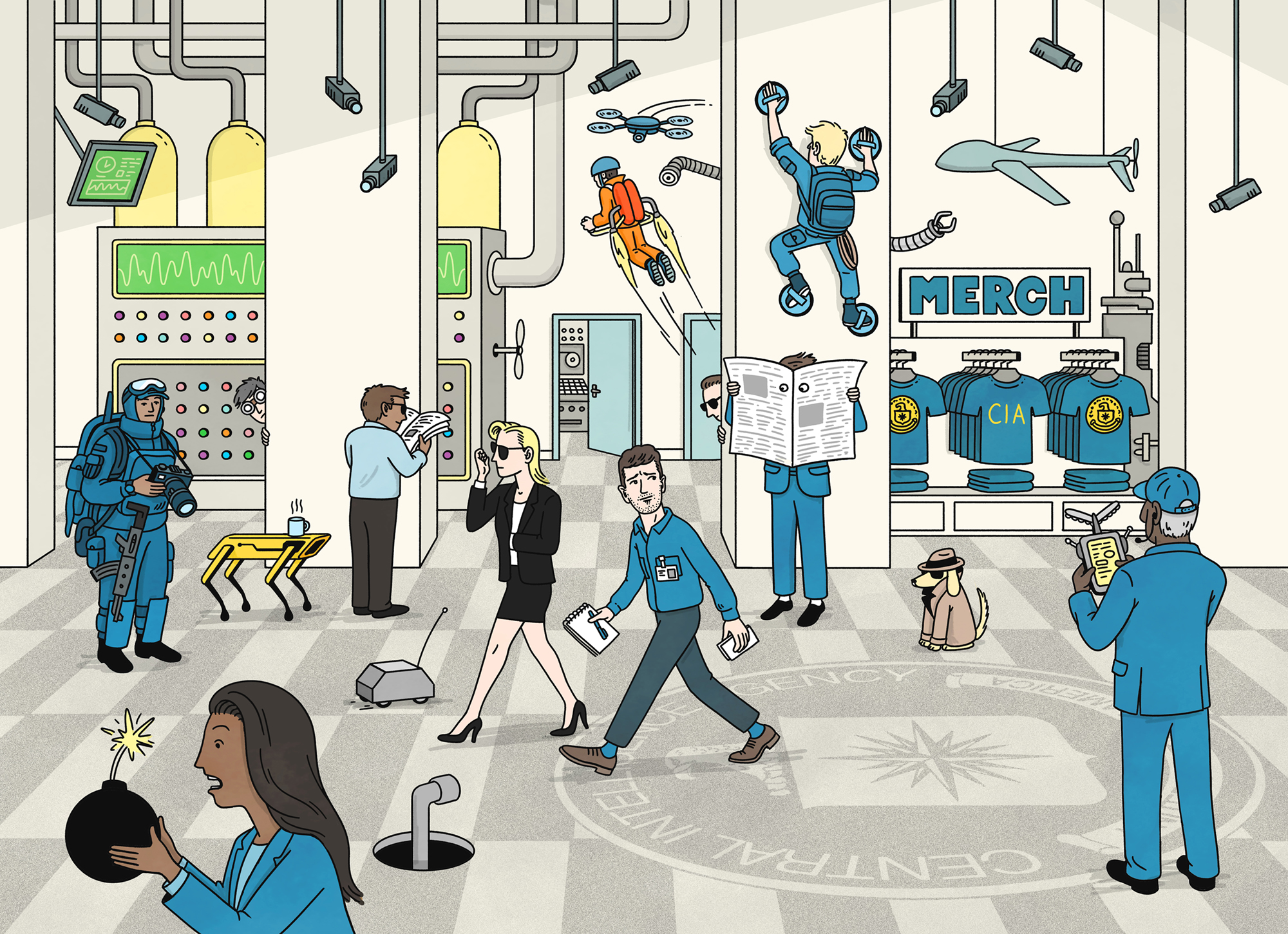 CIA HQ for Courier International