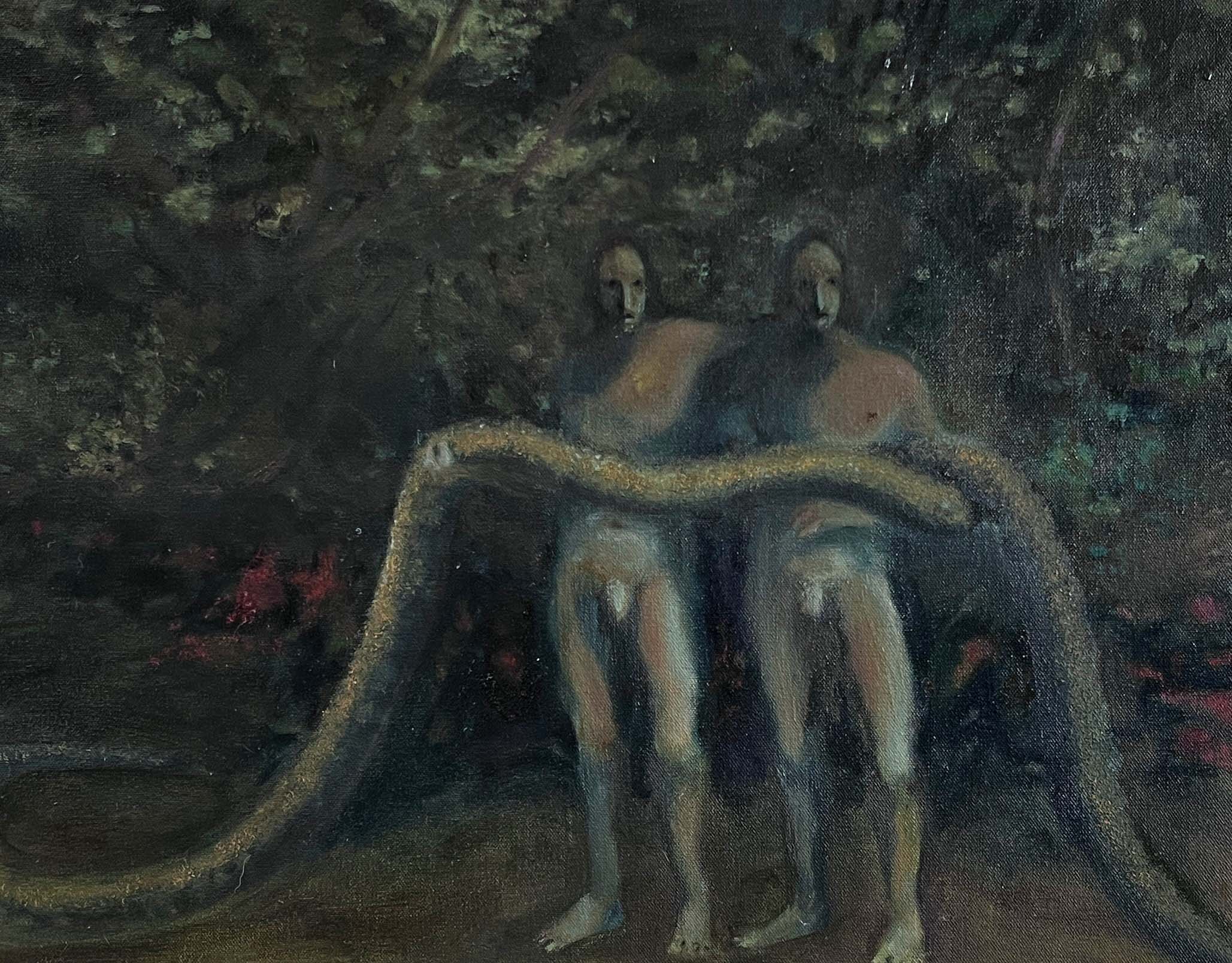 Vor&aacute;gine, 2025 / &Oacute;leo sobre lienzo / 38 x 50 cm