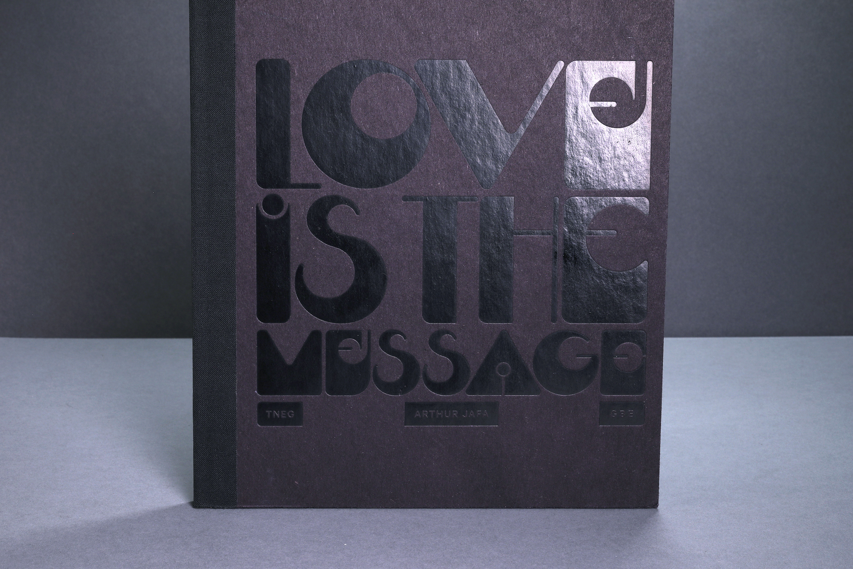 FOIL STAMPINGArthur Jafa Love is the Message book cover