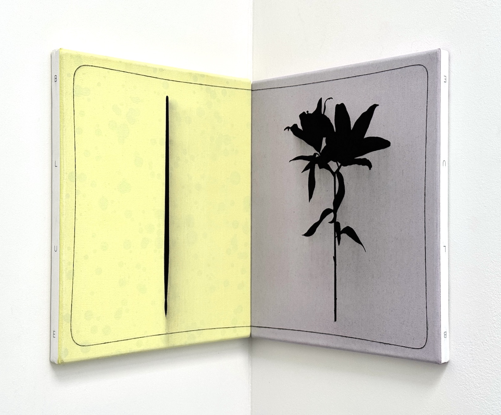 ‘Don’t Let Me Be Misunderstood’ (Nina Simone), 2021-2025, (conté) pencil and acrylic on canvas, 30 x 50 cm.