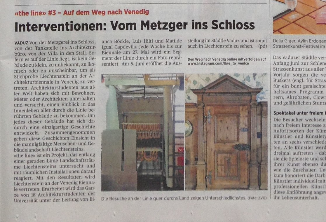 Published in Volksblatt. April 25 2018