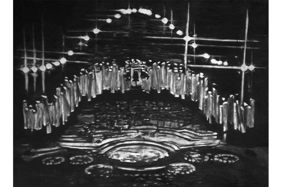 Cristián SilvaSuite Quinta Vergara, 200917 pieces of charcoal on paper90 x 70 cm (each) (detail)