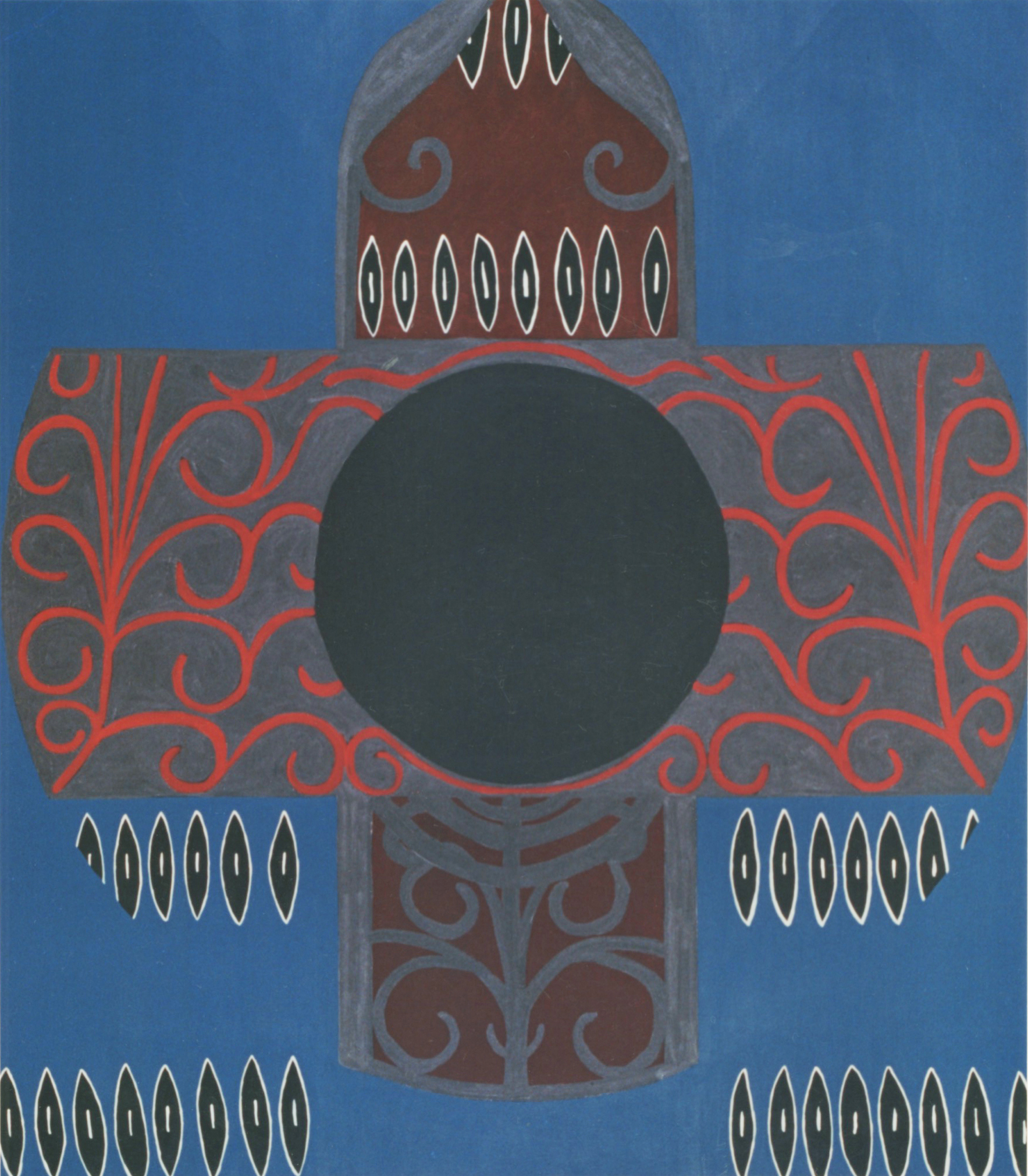 Untitled, 1990. Acrylic on canvas, 148 x 130 cm.