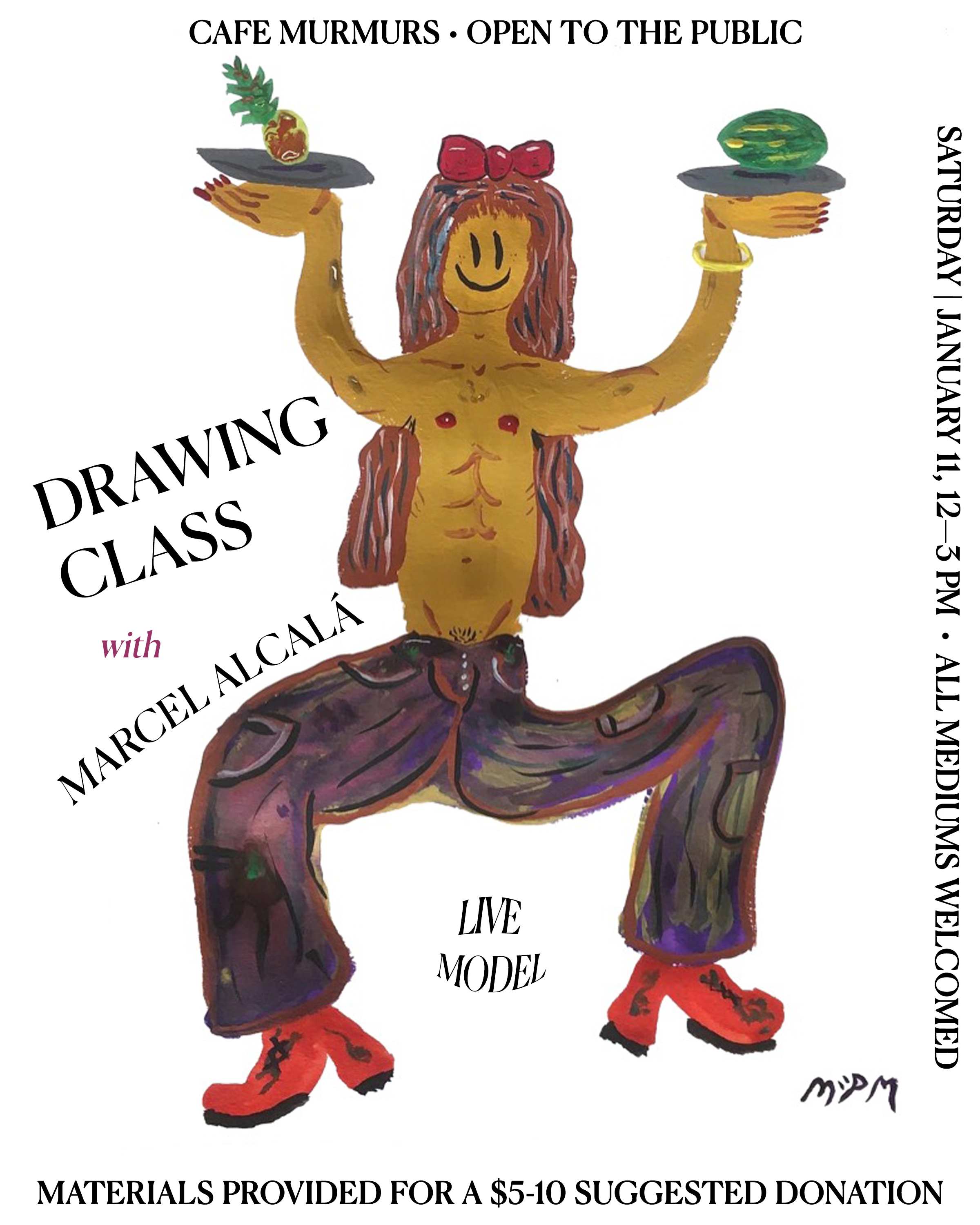 Live Drawing Class Led by Marcel Alcalá