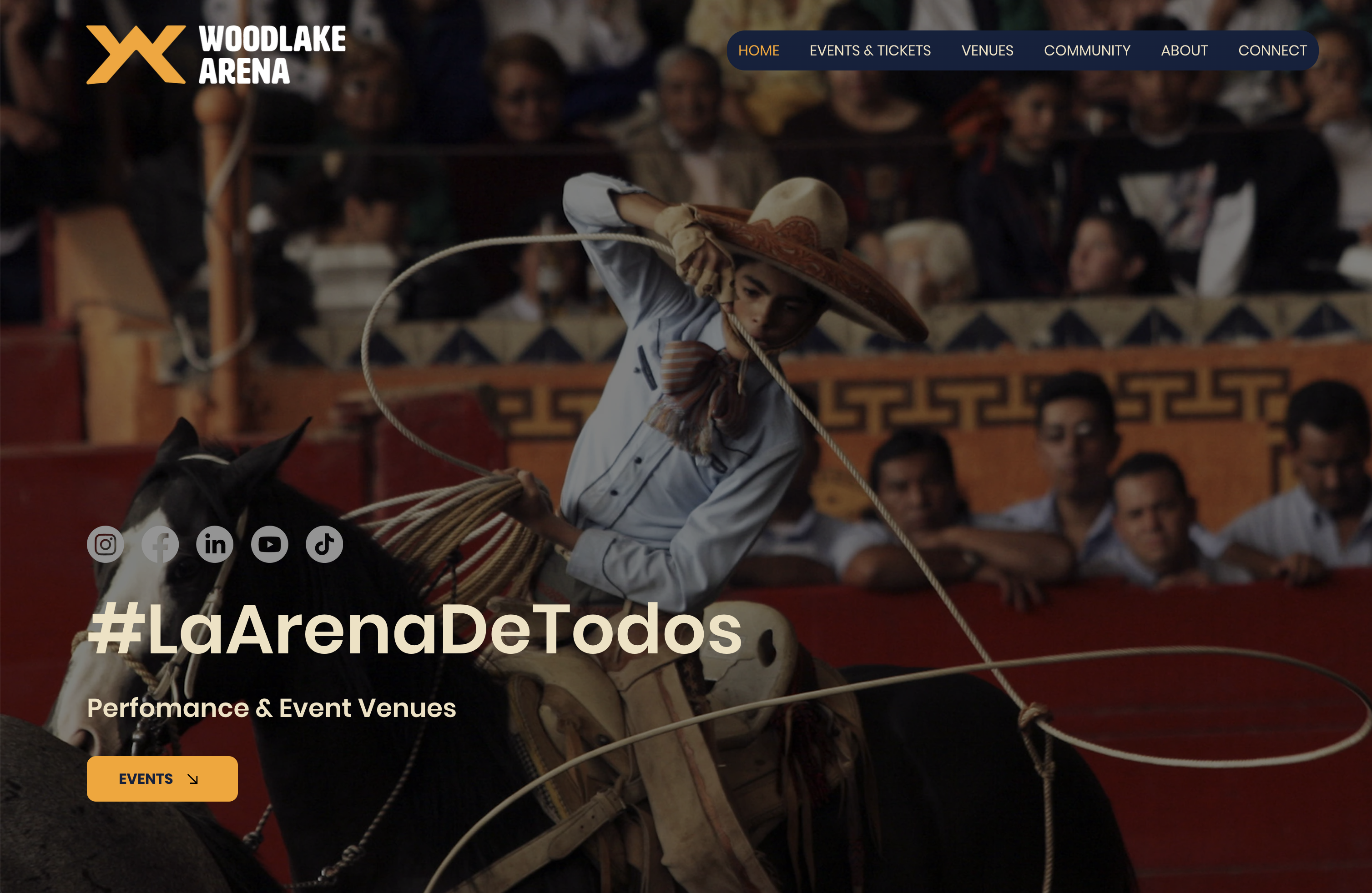 Woodlake Arena New Website