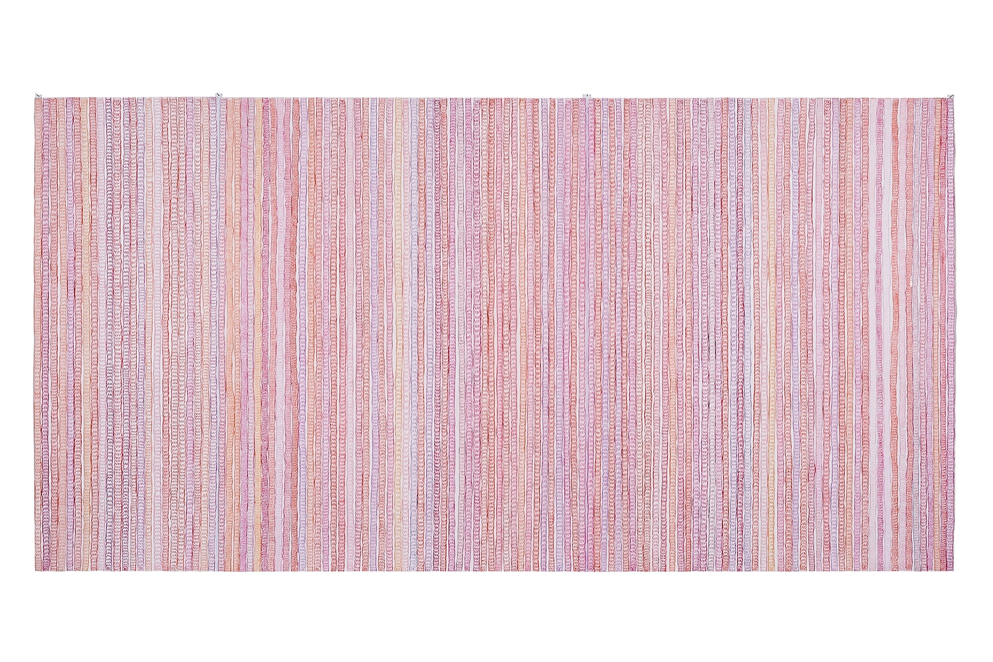 ’120 Battements par Minute’, 2024. Colour pencil on paper. 120 x 65 cm