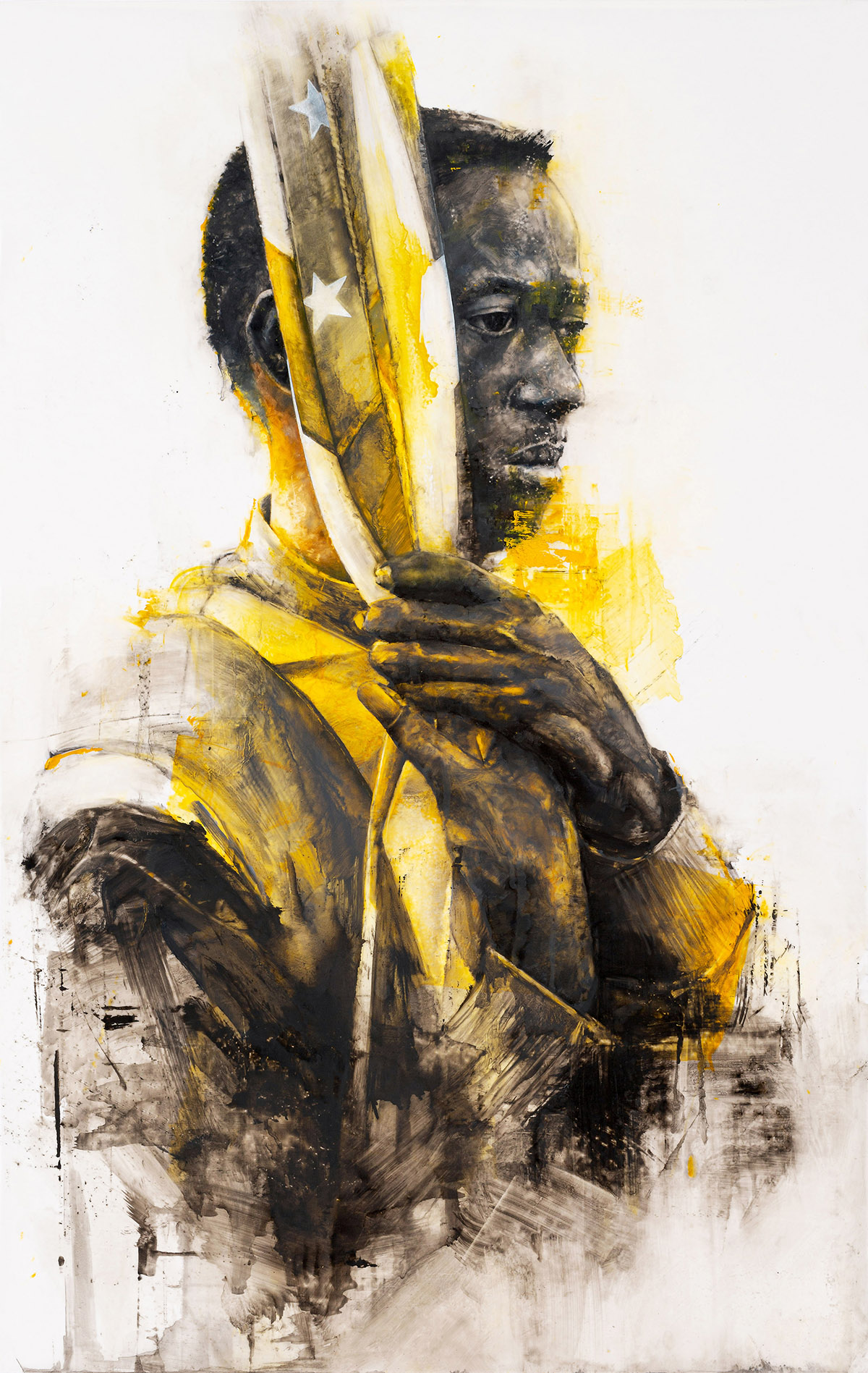 UNTITLED (Moment of Clarity #2) – 22”x36” – Oil on mylar