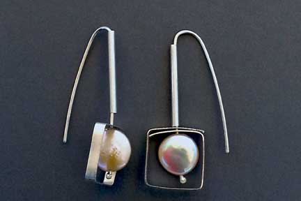 Circles & Squares V, Earrings 