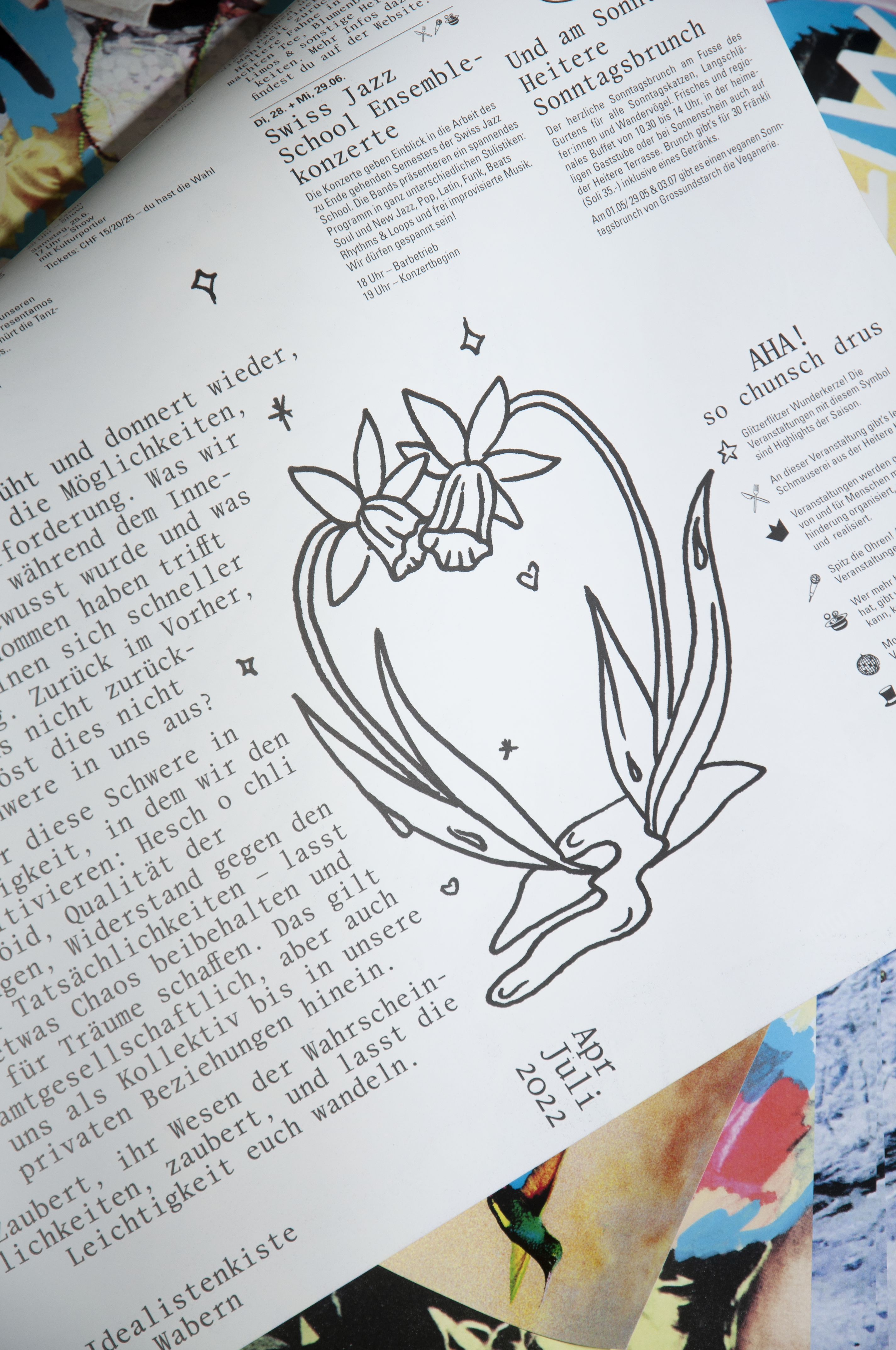 Heitere Fahne Programmplakate Saison 21/22, A2 