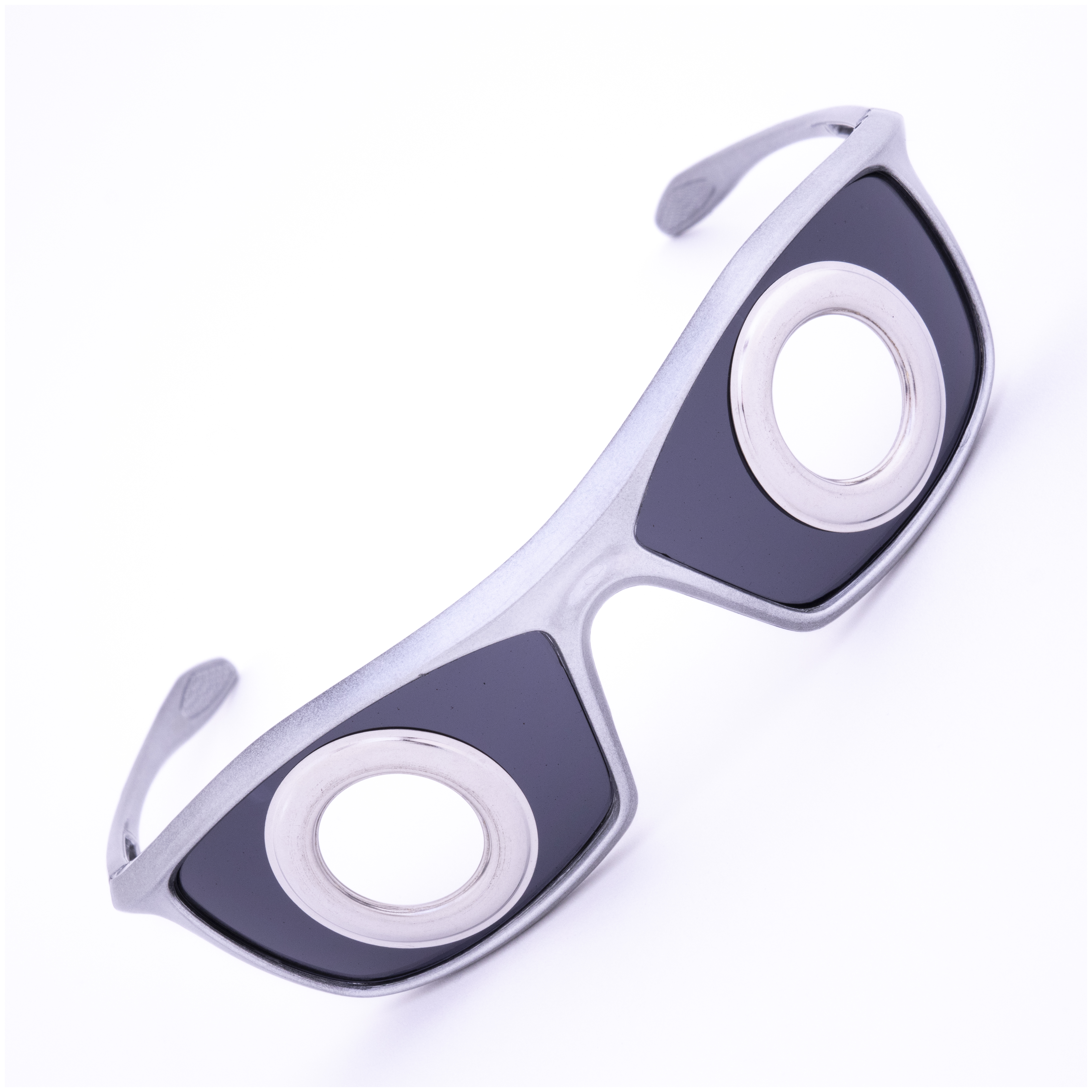 2040 Specs 02 (Silver)Sunglasses with grommets,hand engraved frame interiorEdition of 7