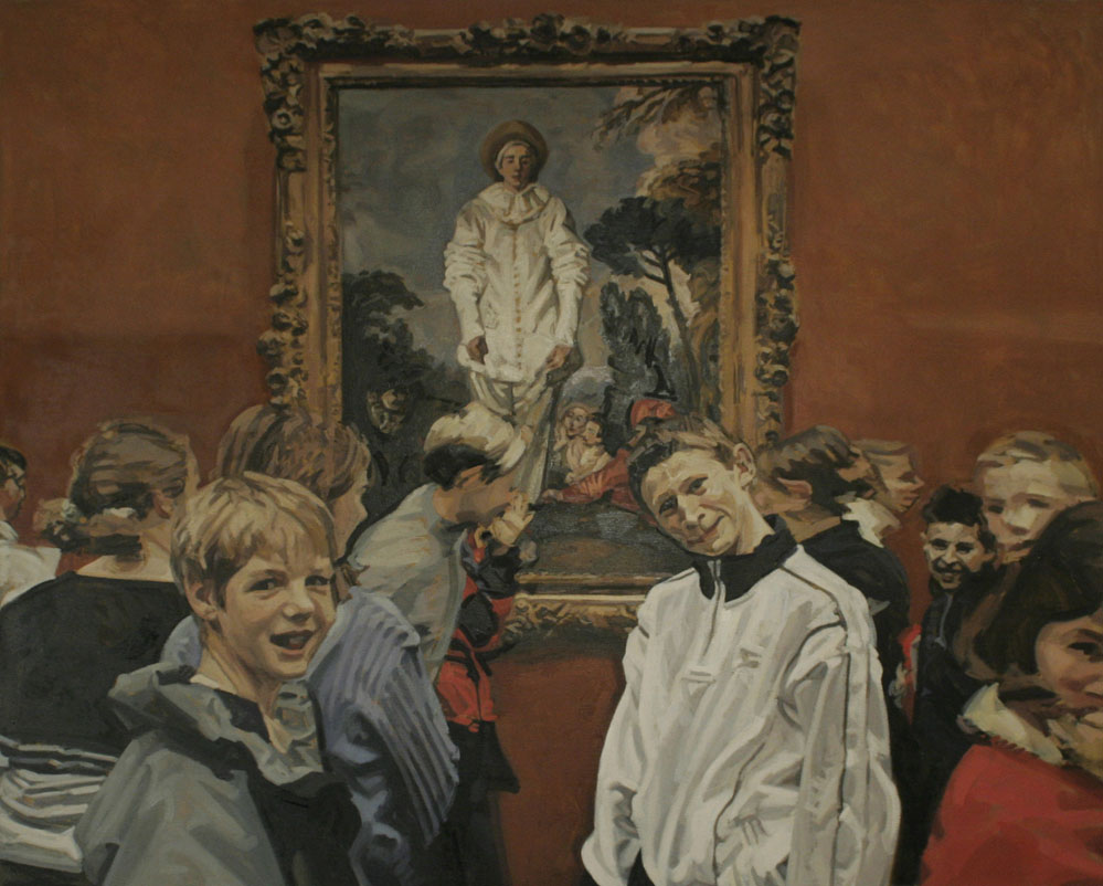 L'âge ingrat, huile sur toile, 162 x 130 cm, 2012