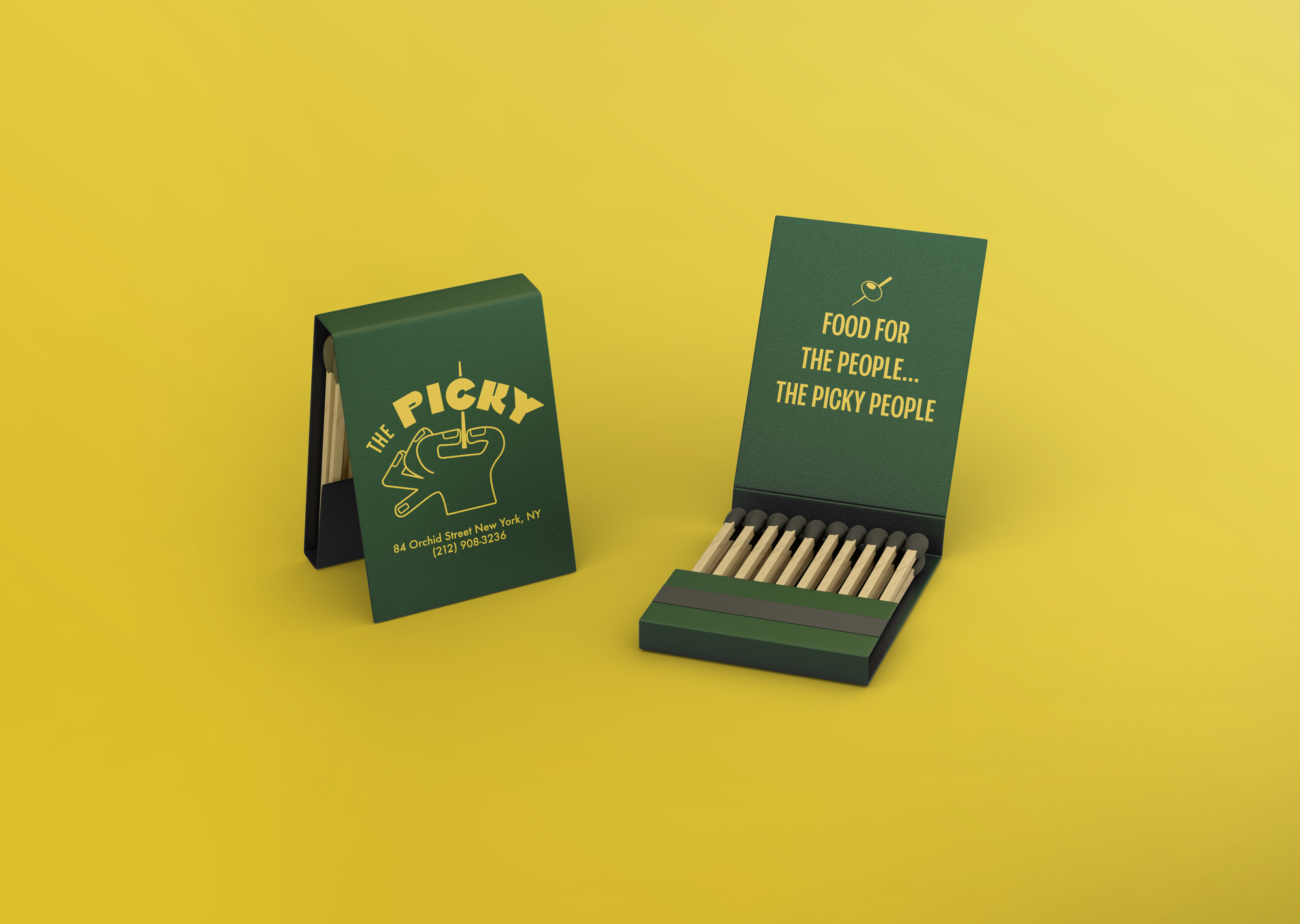 The Picky MatchbooksAdobe Indesign, Illustrator and Photoshop, 1920x1080 points, 2023