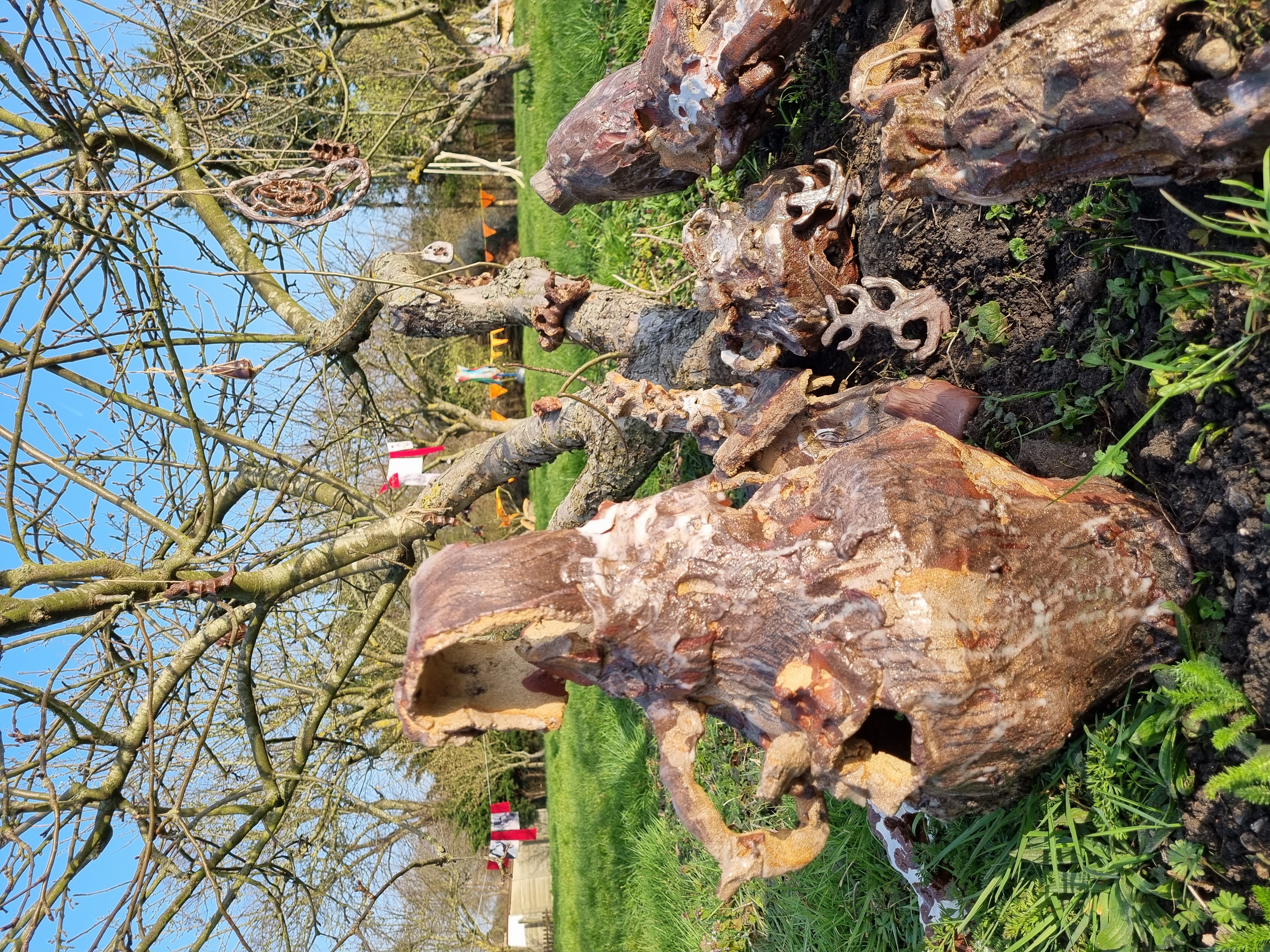 Install at Gallery no.32 Winter Sculpture Park, London, 2022