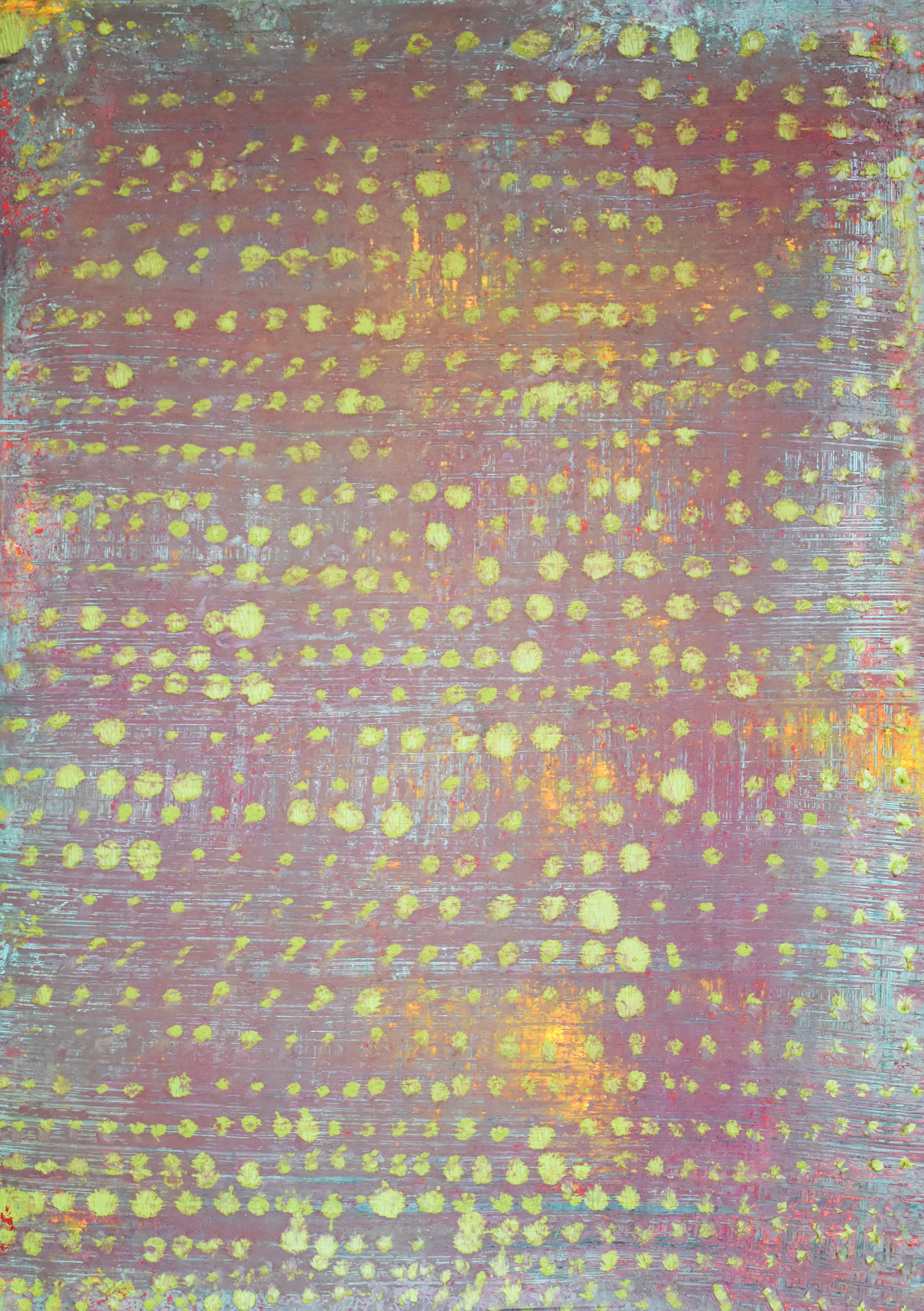 Dot 017, oil/paper, 60 x 43 cm