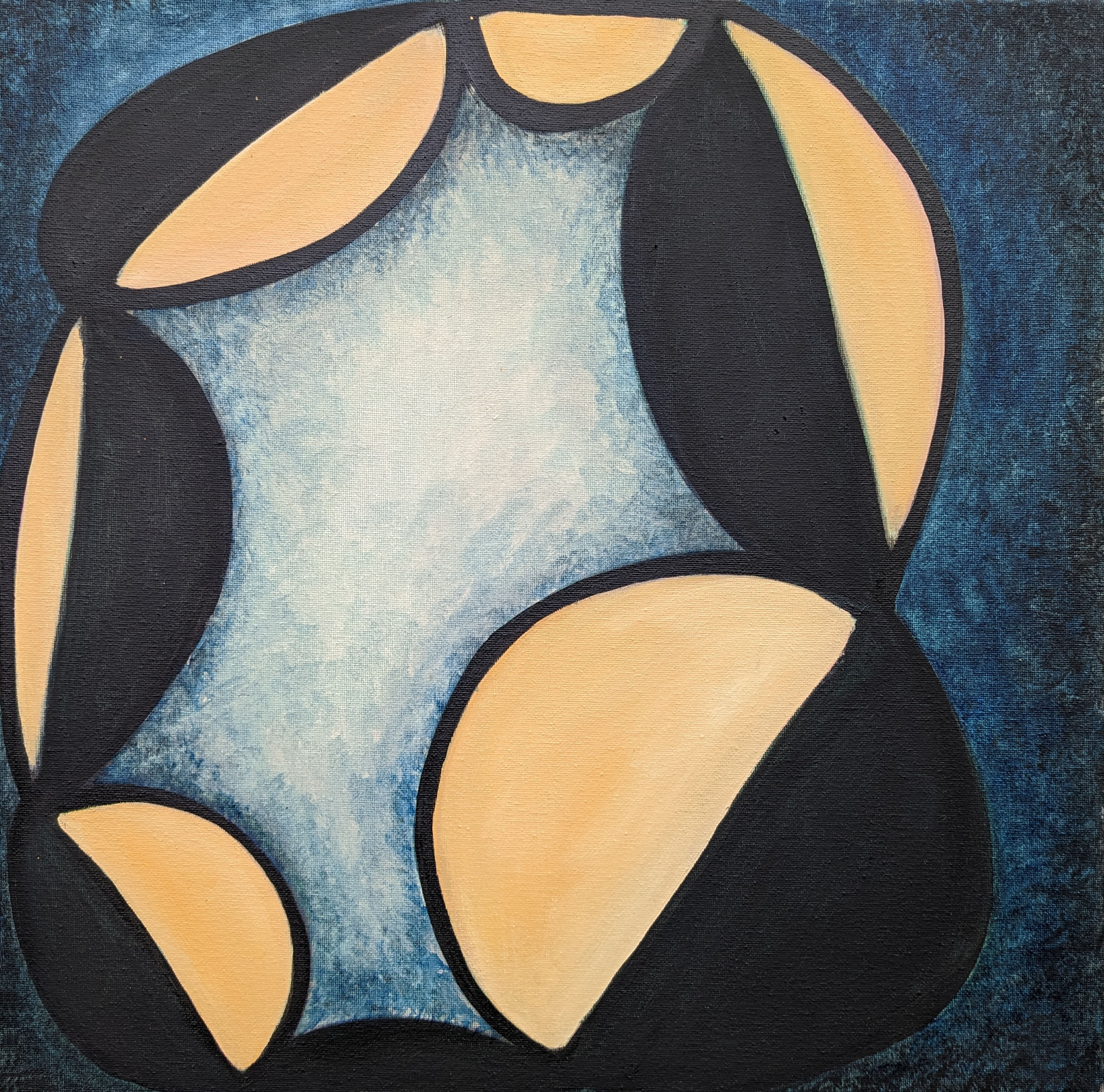 Brace B / oil paint on canvas