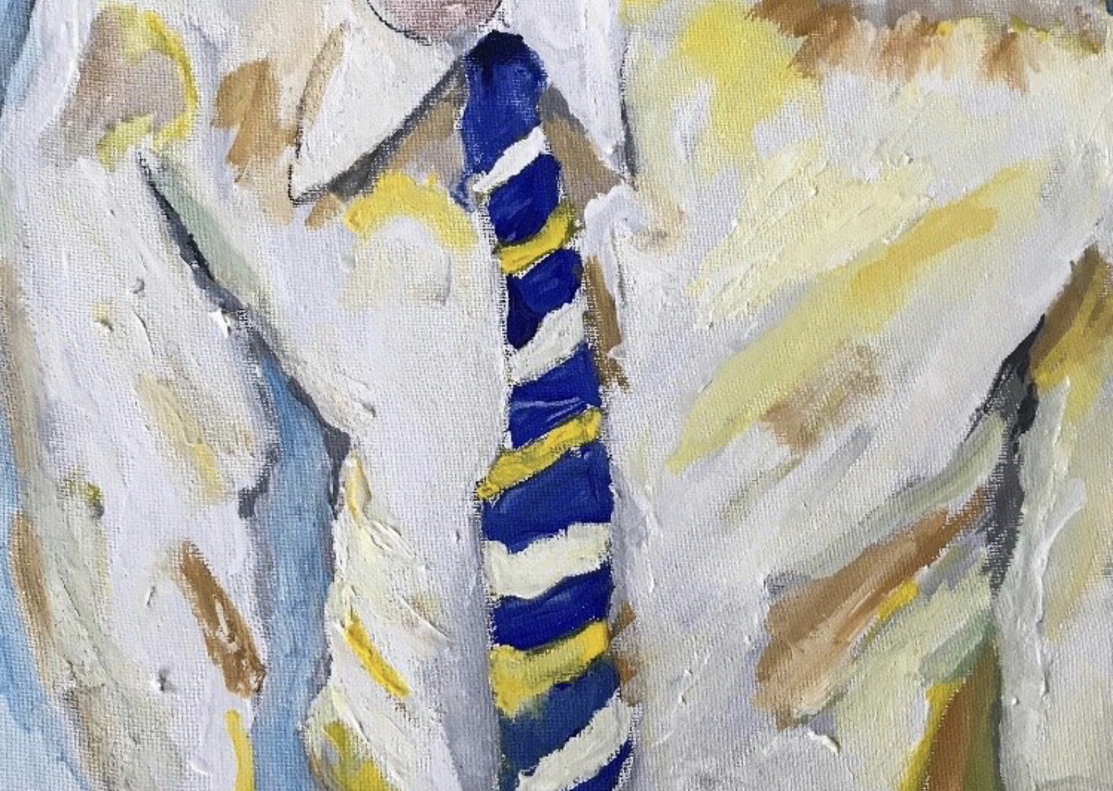 Shirt and Tie, 2022, Oil on canvas
