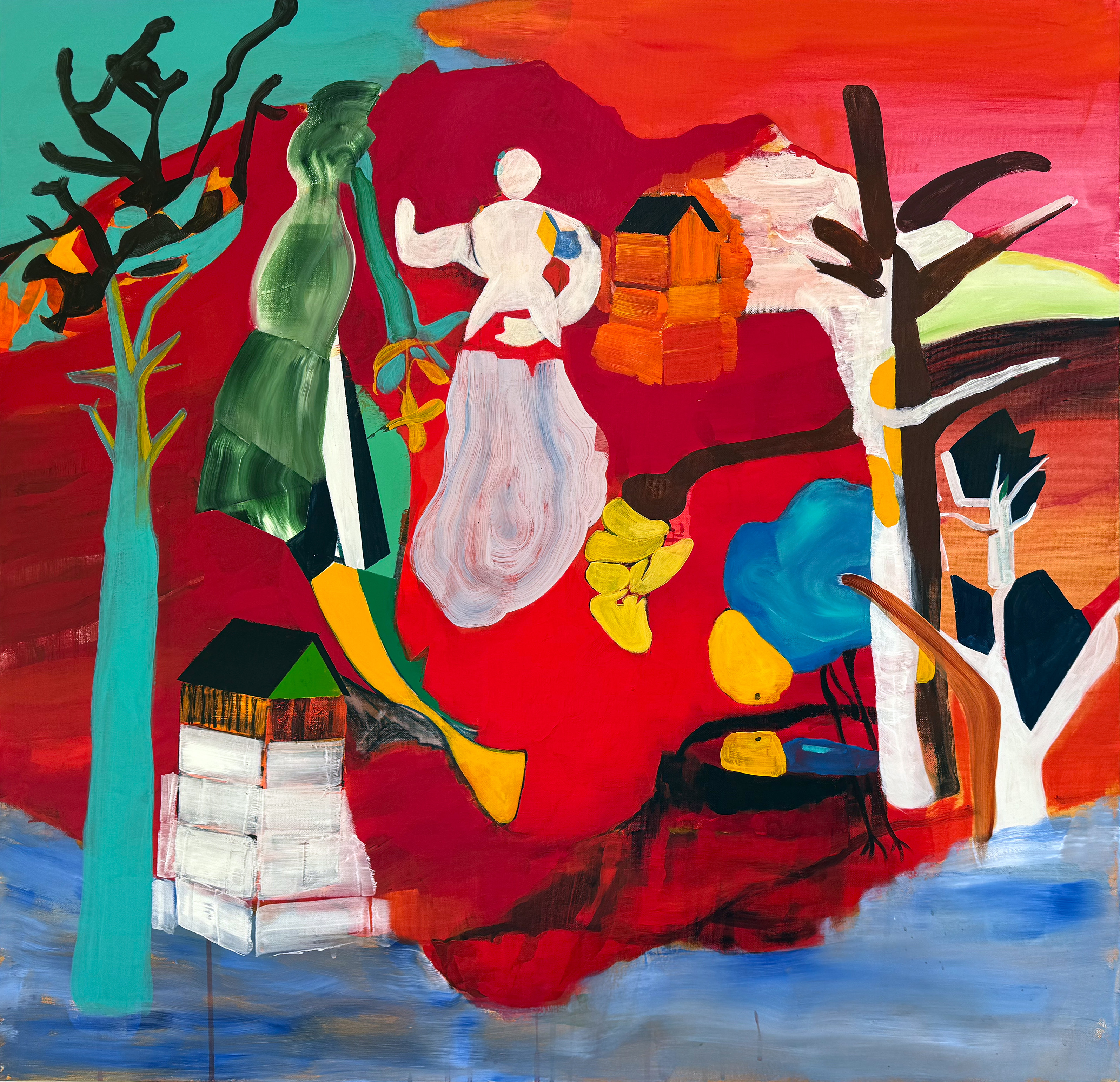 Acrylic on canvas, 100x100 cm, 2026