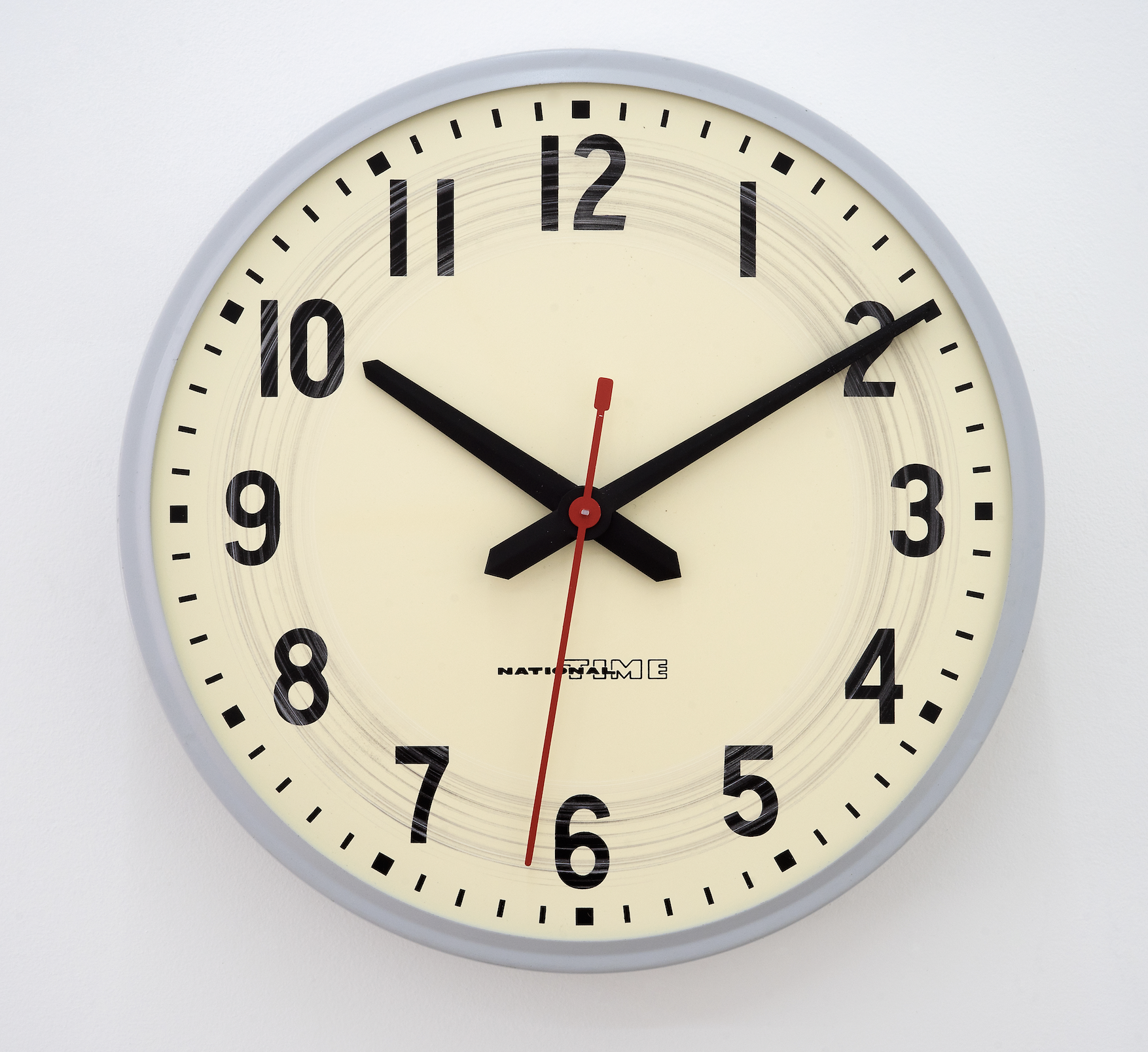  Close up of one slave clock in progress during exhibition