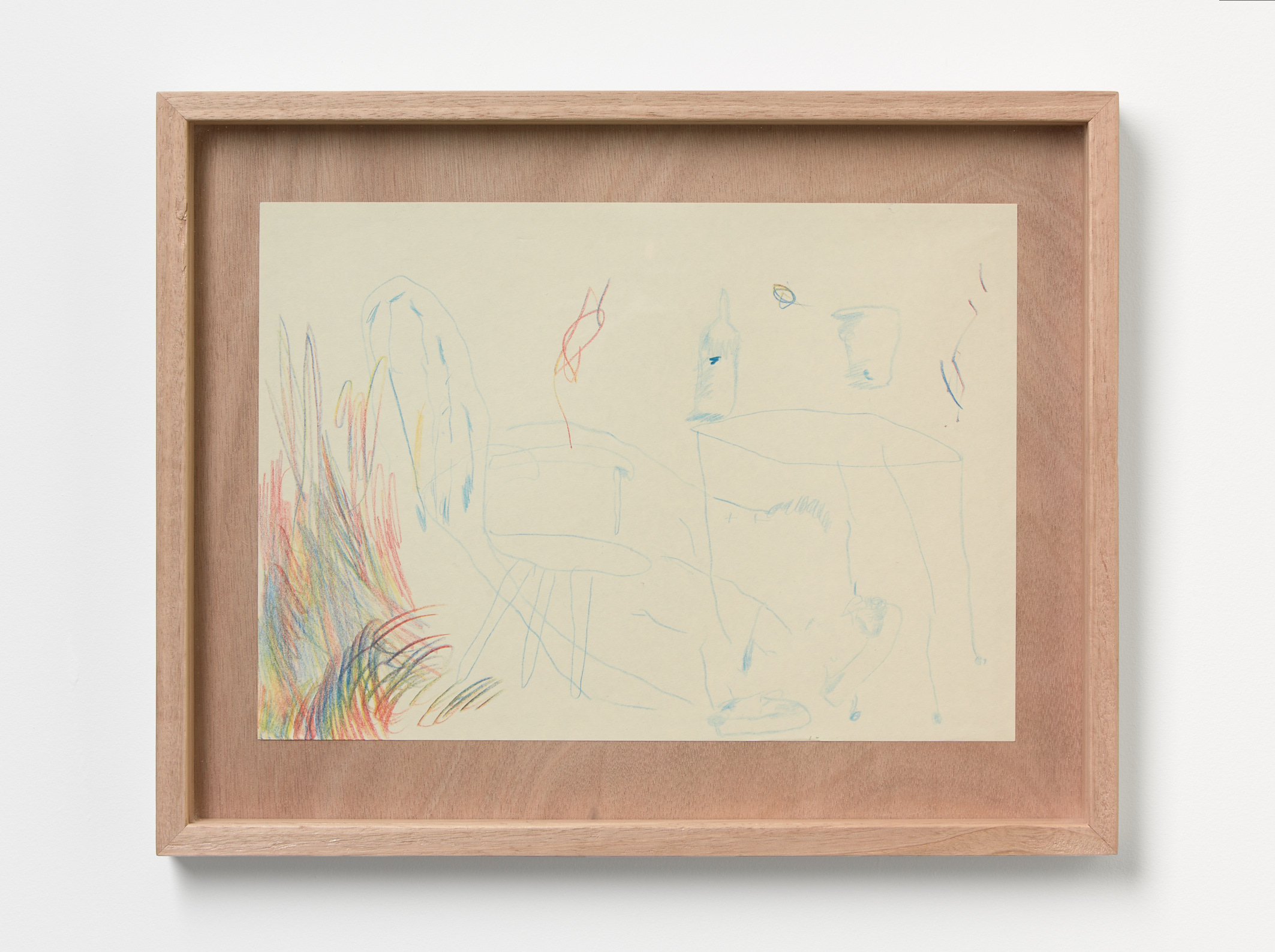 untitled drawing (1 of 18), 2019, Coloured pencil on paper, 21 x 29.7 cm