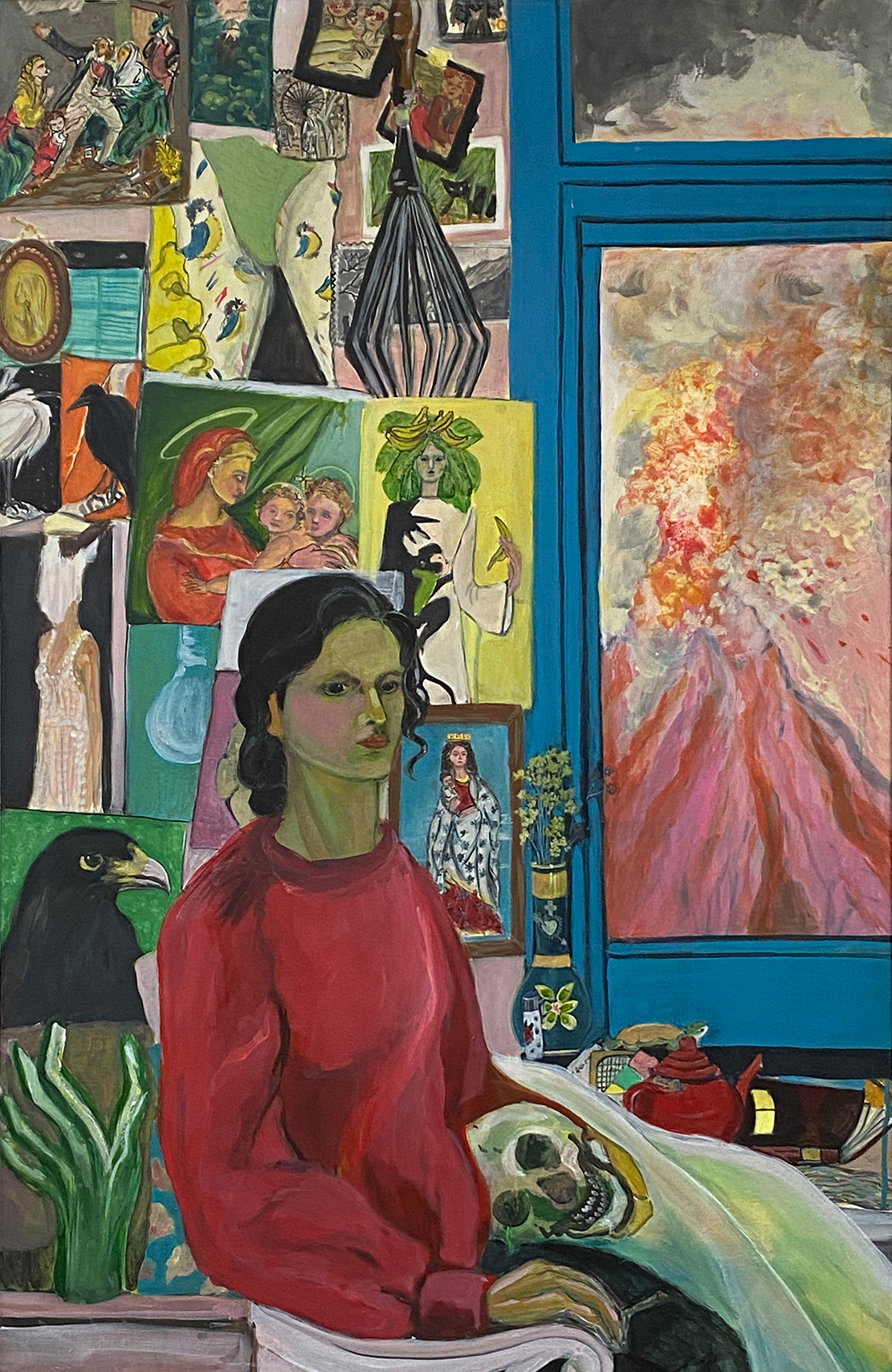 Meditazione - Mixed media on canvas - 125x80 cm