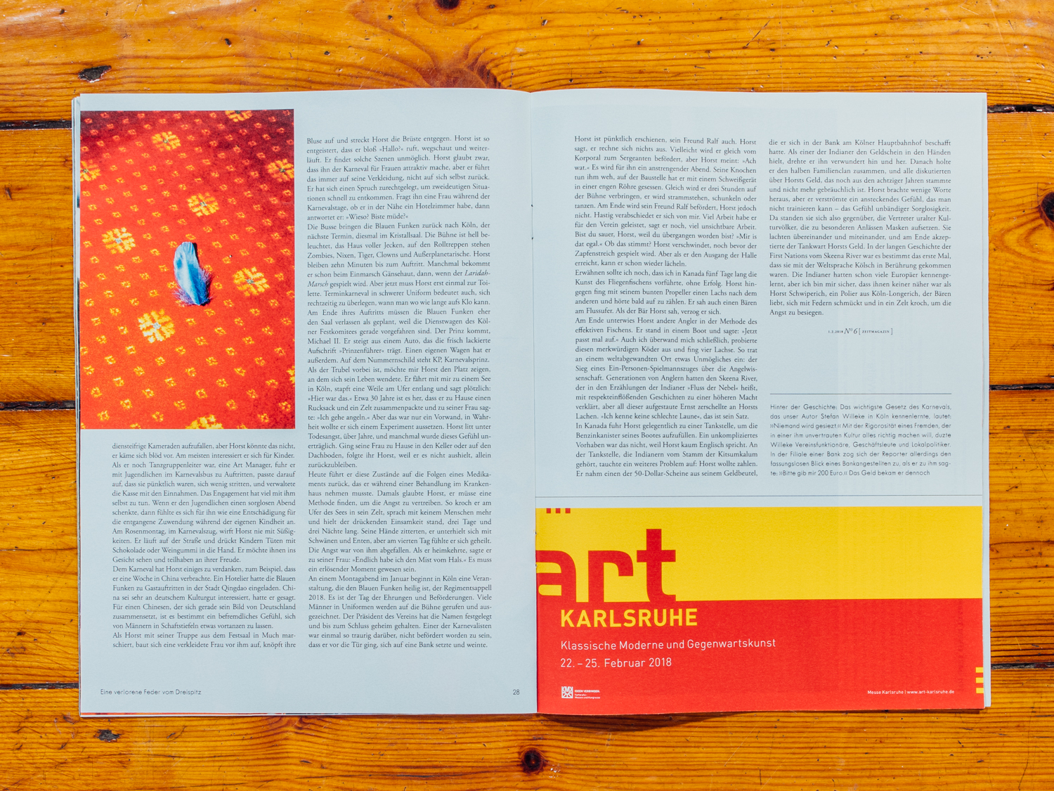 Zeit Magazin / Die Freiheit des Narren / Februar 2018