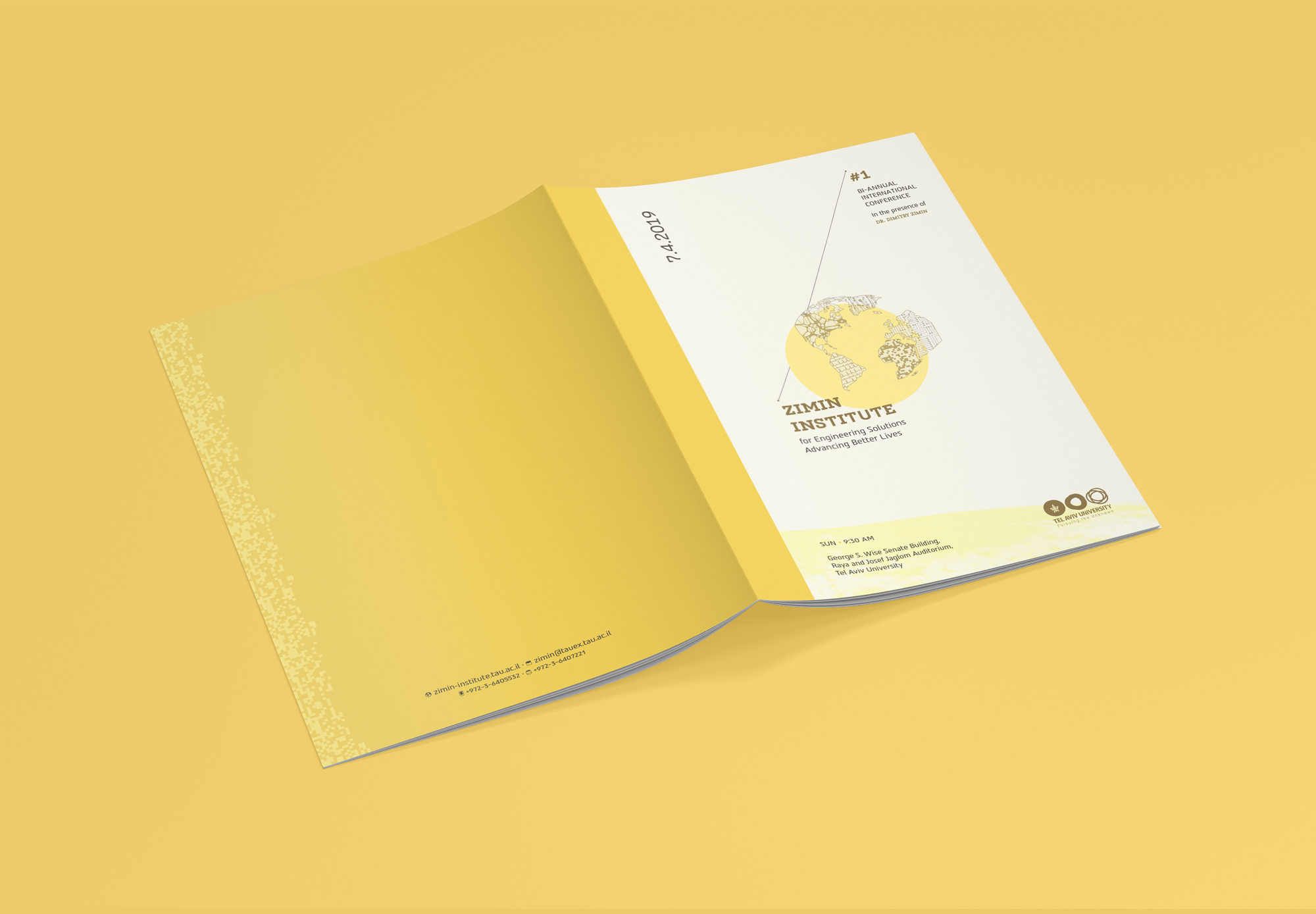 A4 Booklet binding spread
