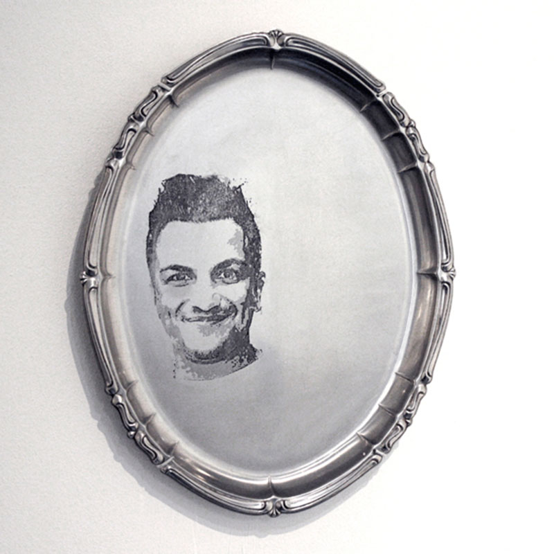 Peter On-tray • Printed Found Salver •2008