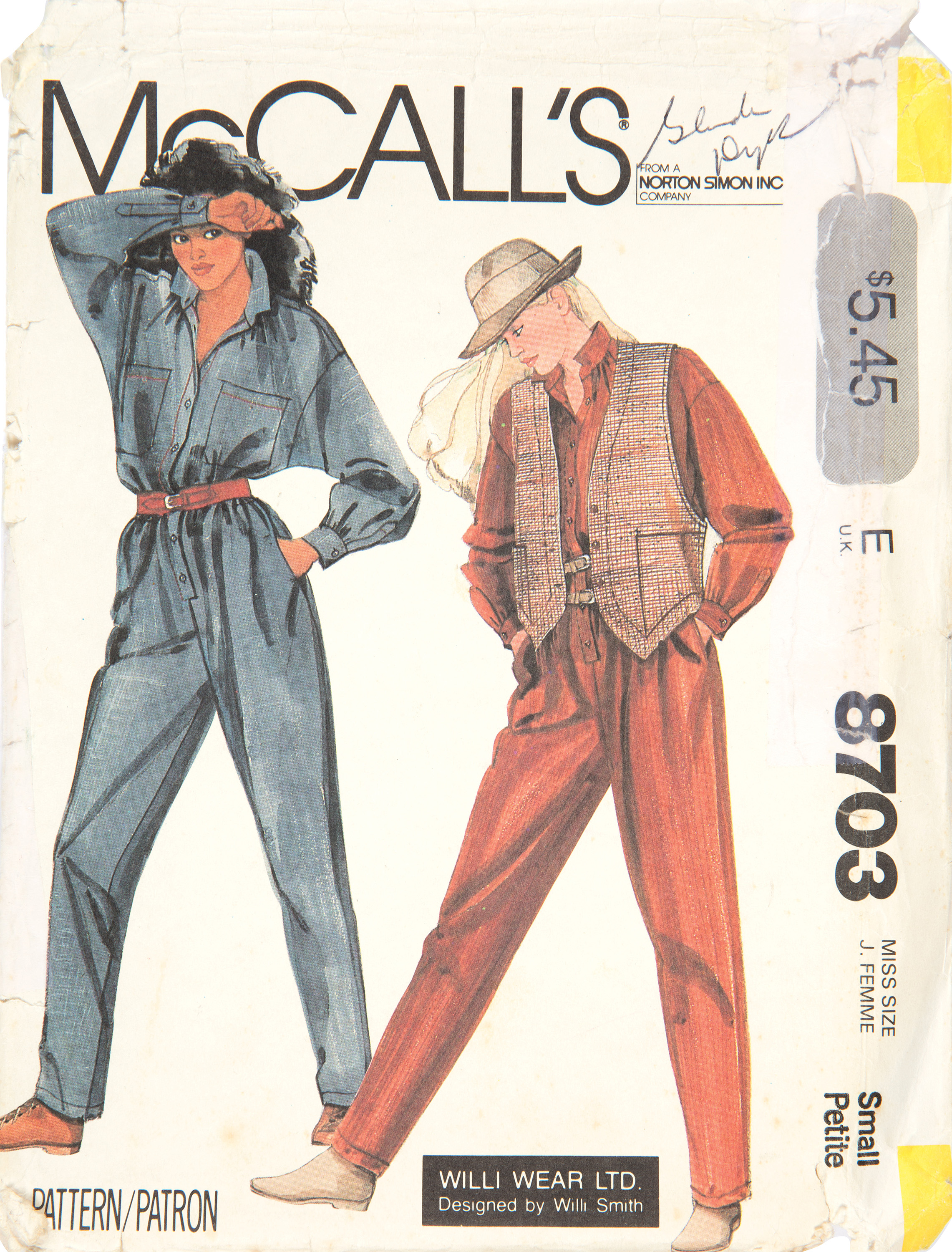  McCall Pattern Petite Long and Short Women's Jumpsuit