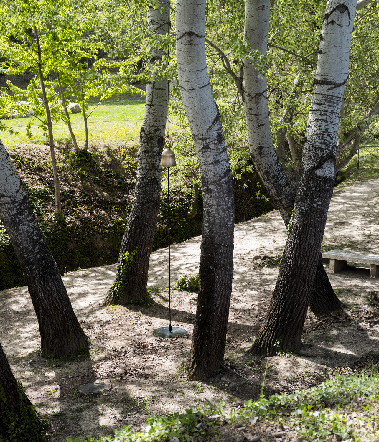 Aïga, bronze & iron, Chateau Lacoste, Le-Puy-Sainte-Réparade, France