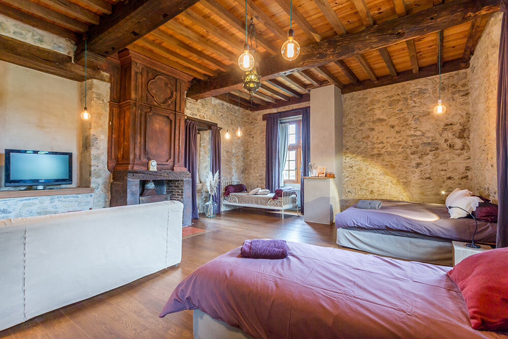 Les chambres du stage théâtre ou peinture en résidentiel