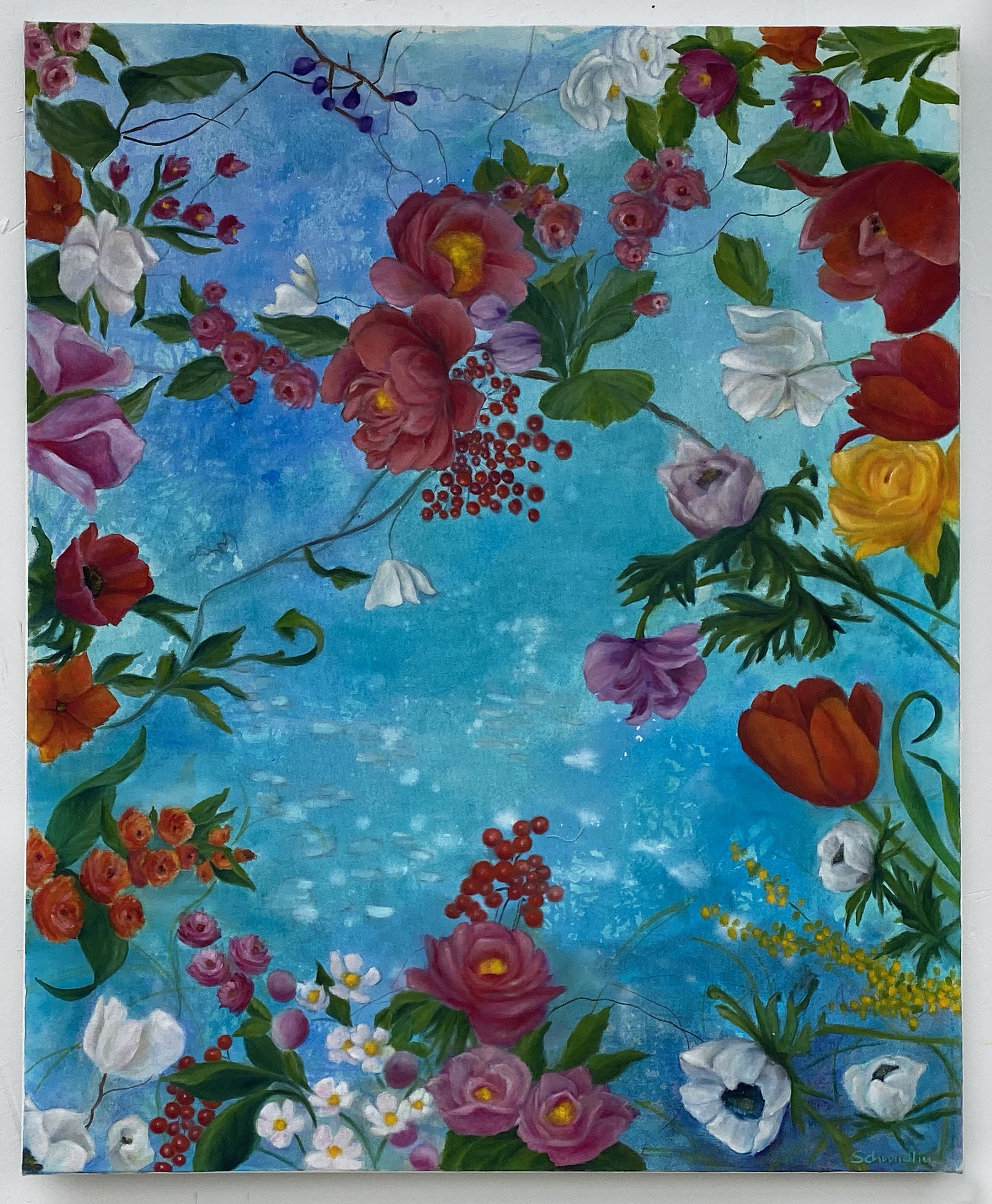 oil on canvas, 110 x 90 cm