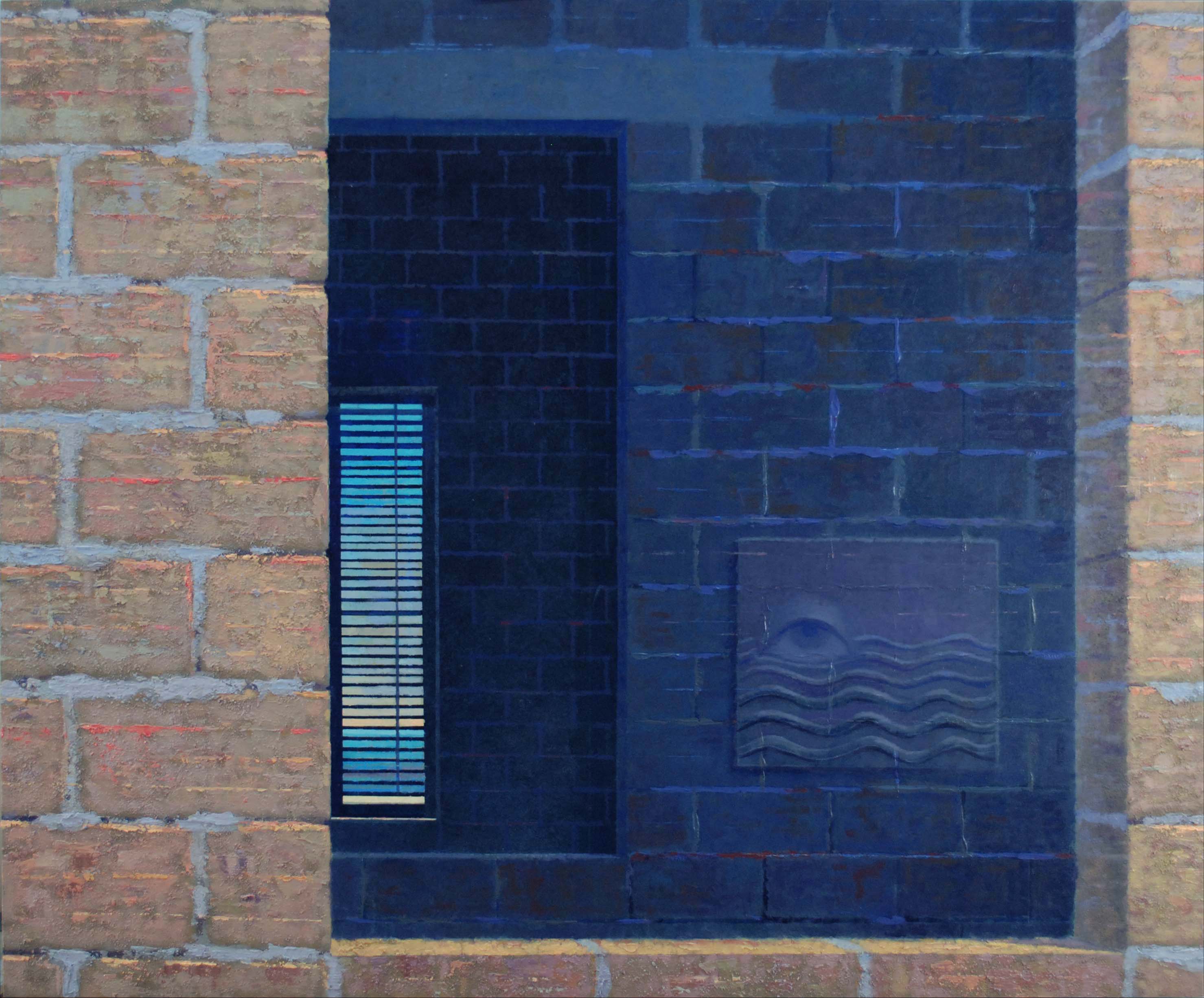 Occhio di Medusa, 2012, olio su tavola, cm 90 x 110