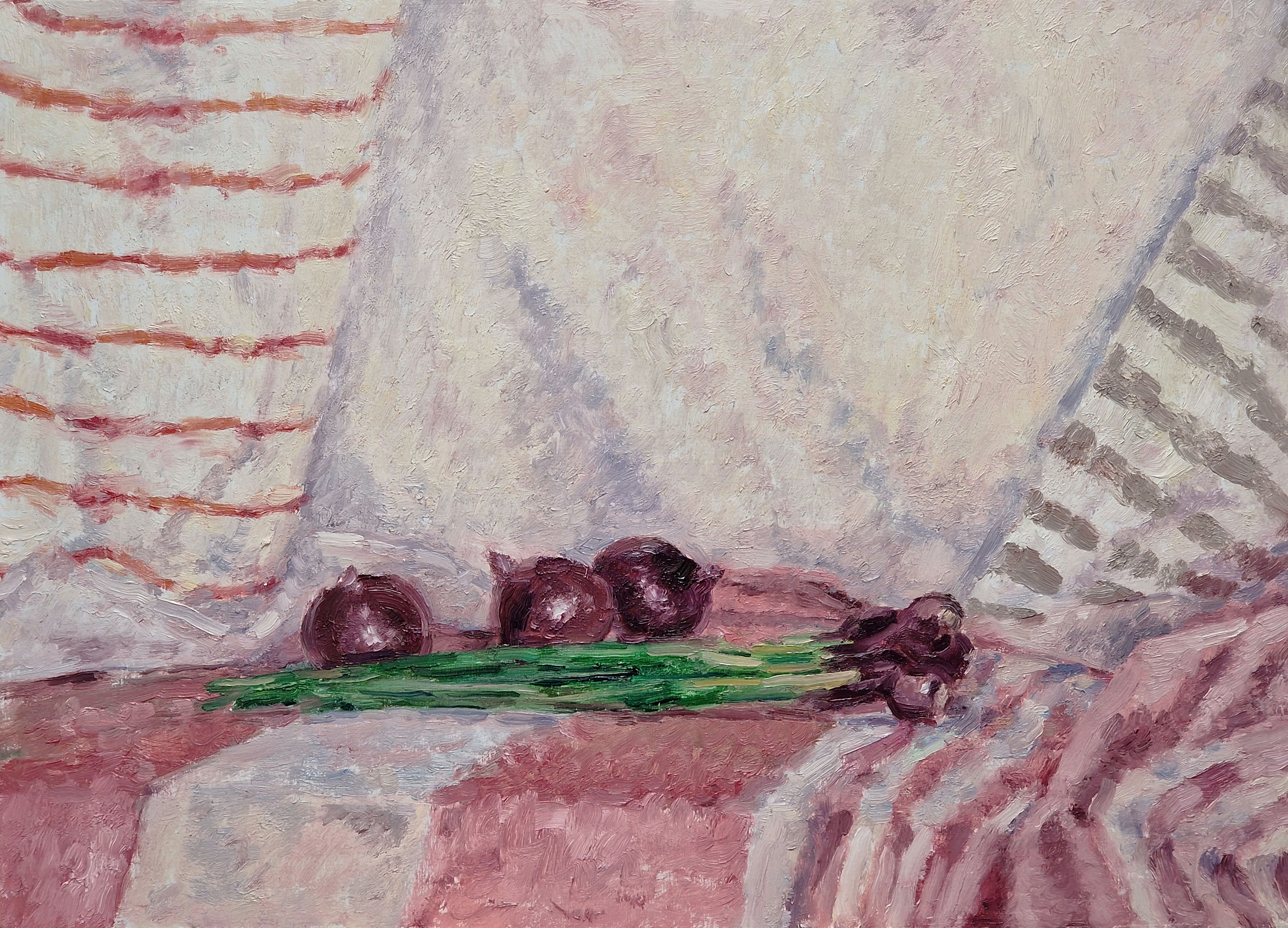 "Punasipuleita", 34x47cm