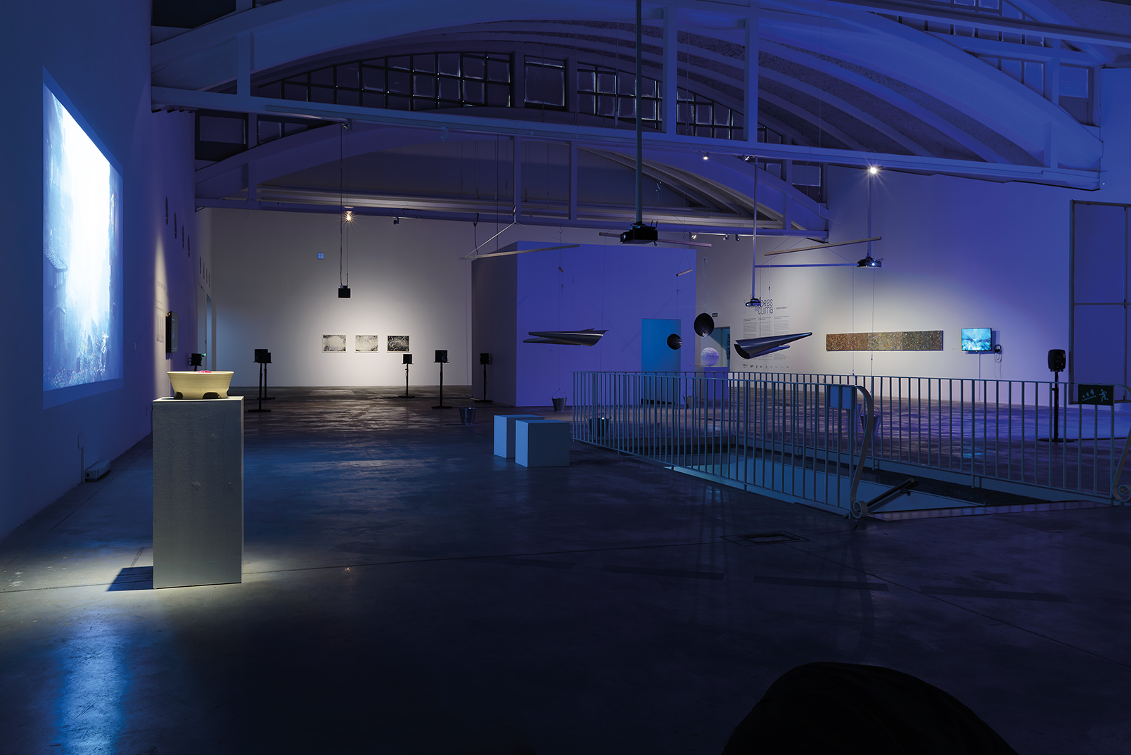 2023, Documentation of the exhibition Motores del Clima at LABORAL. © David Aguilar Sanchez.