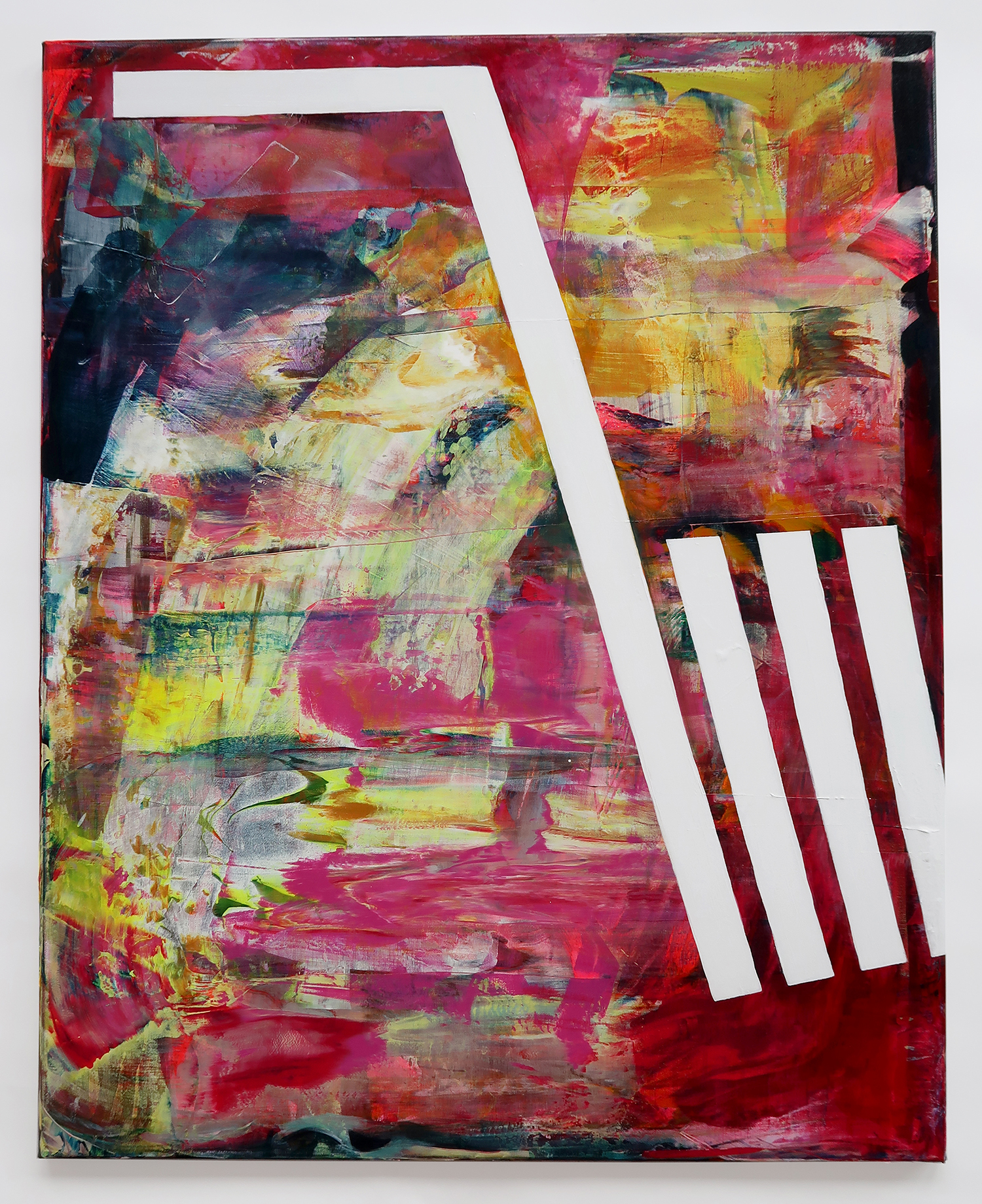 Untitled 533, 2020, Acrylic on canvas, 100x80cm