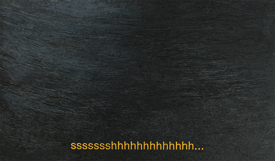 Ssssssshhhhhh, Dennise Vaccarello, &oacute;leo sobre tabla, 2016. 