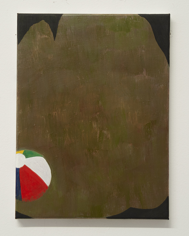 Untitled (beach ball) / oil on canvas / 12in x 9in / 2024