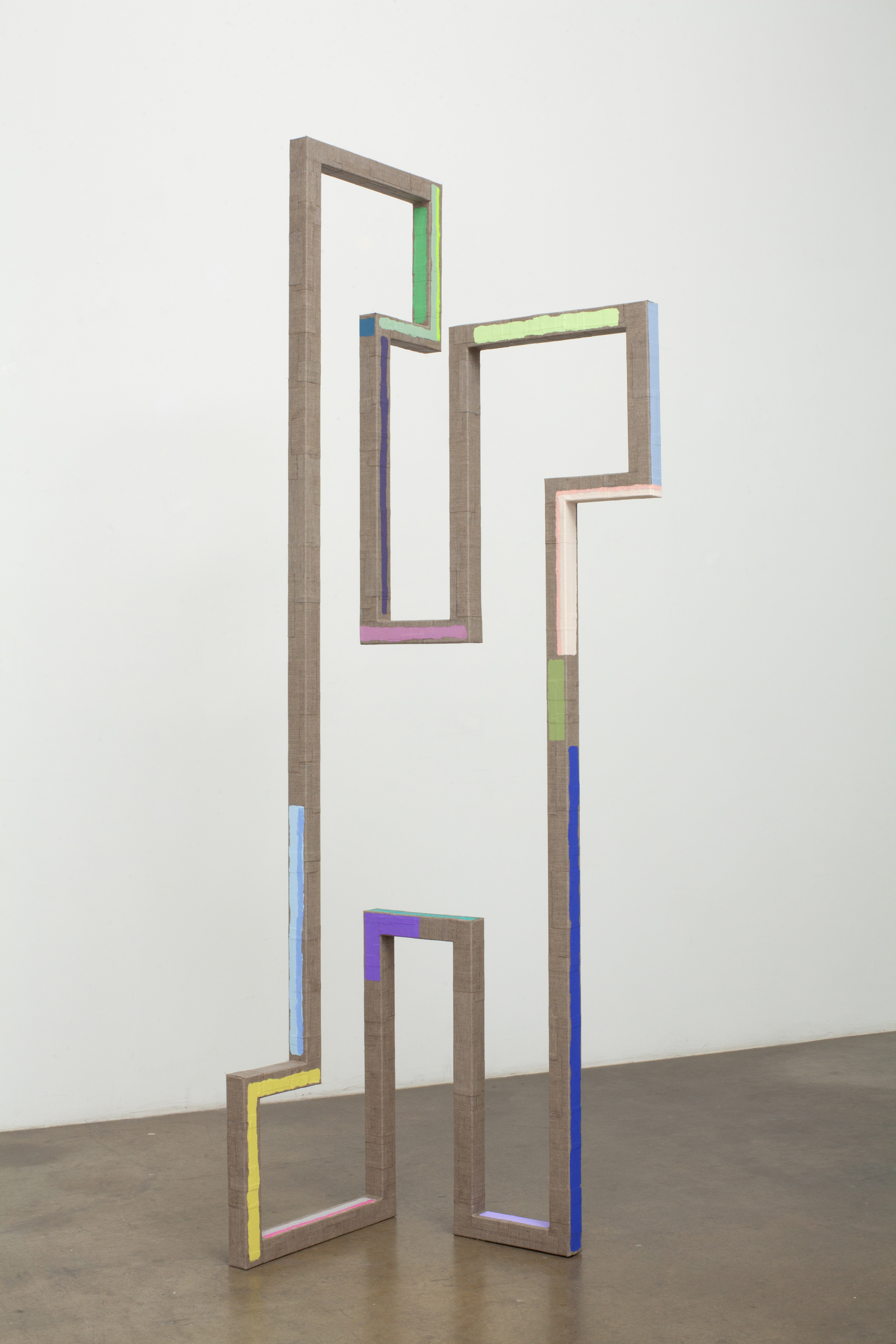 Hatch, 2018Steel wrapped with linen, acrylic paint96" x 22" x 20.25"